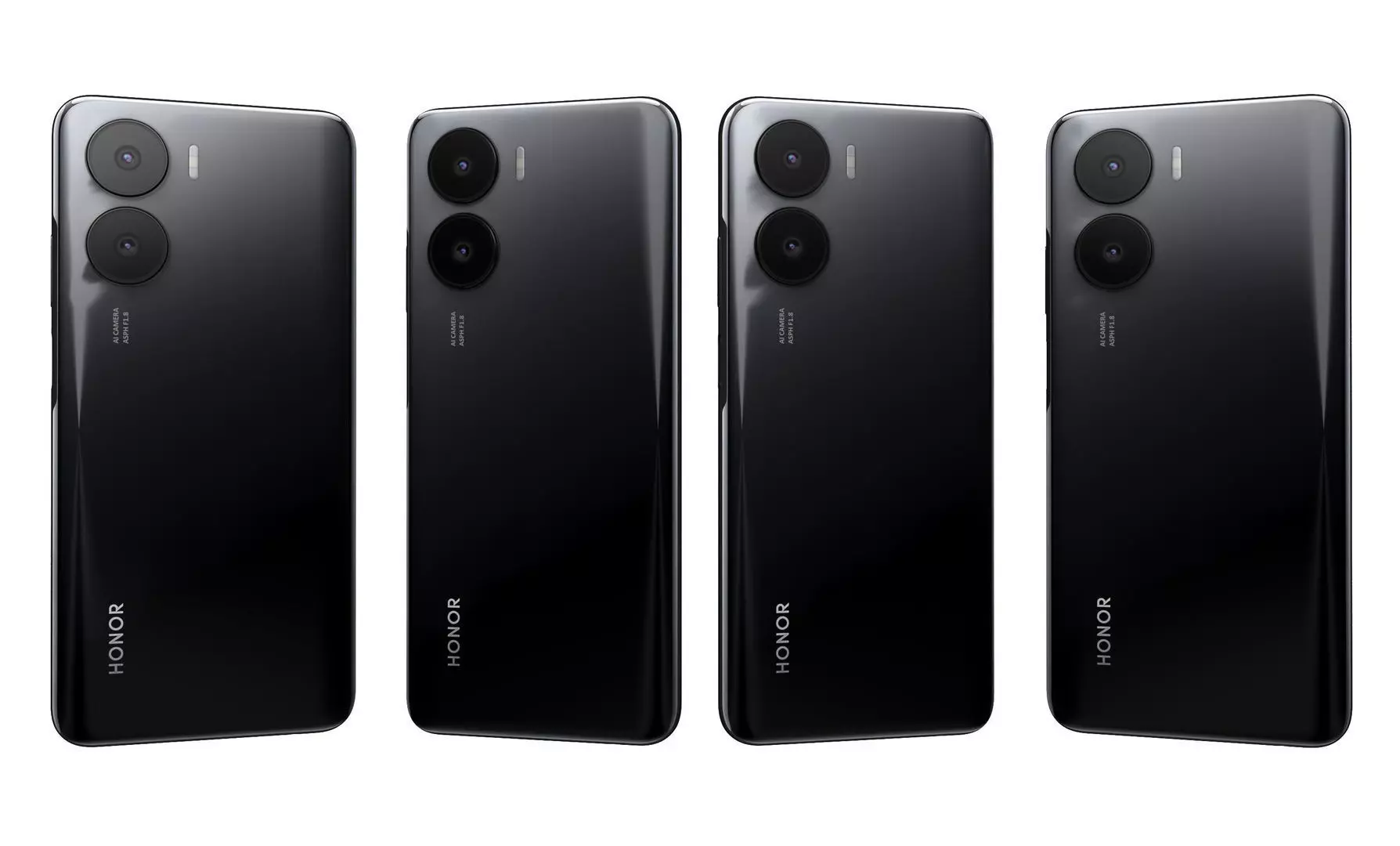 Honor Play 40 Plus Black High Poly 3D model_3