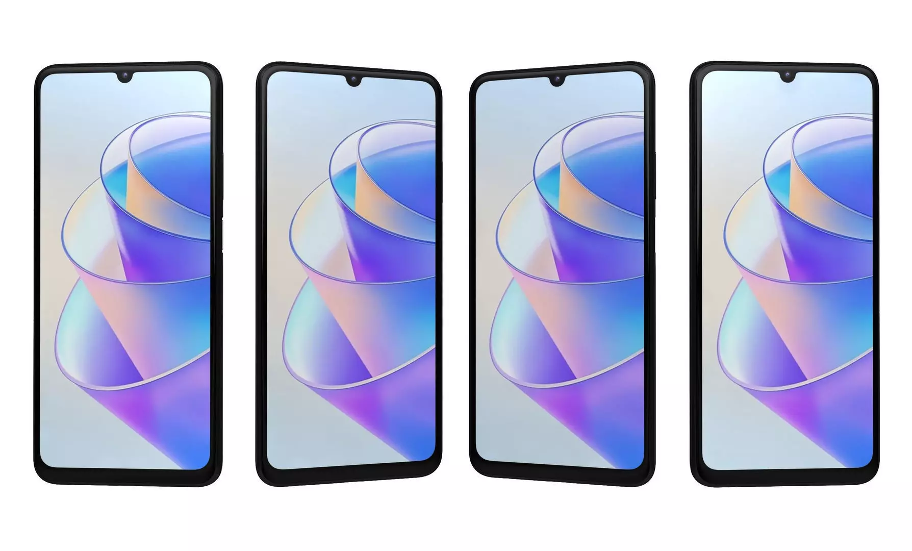 Honor Play 40 Plus Black High Poly 3D model_19