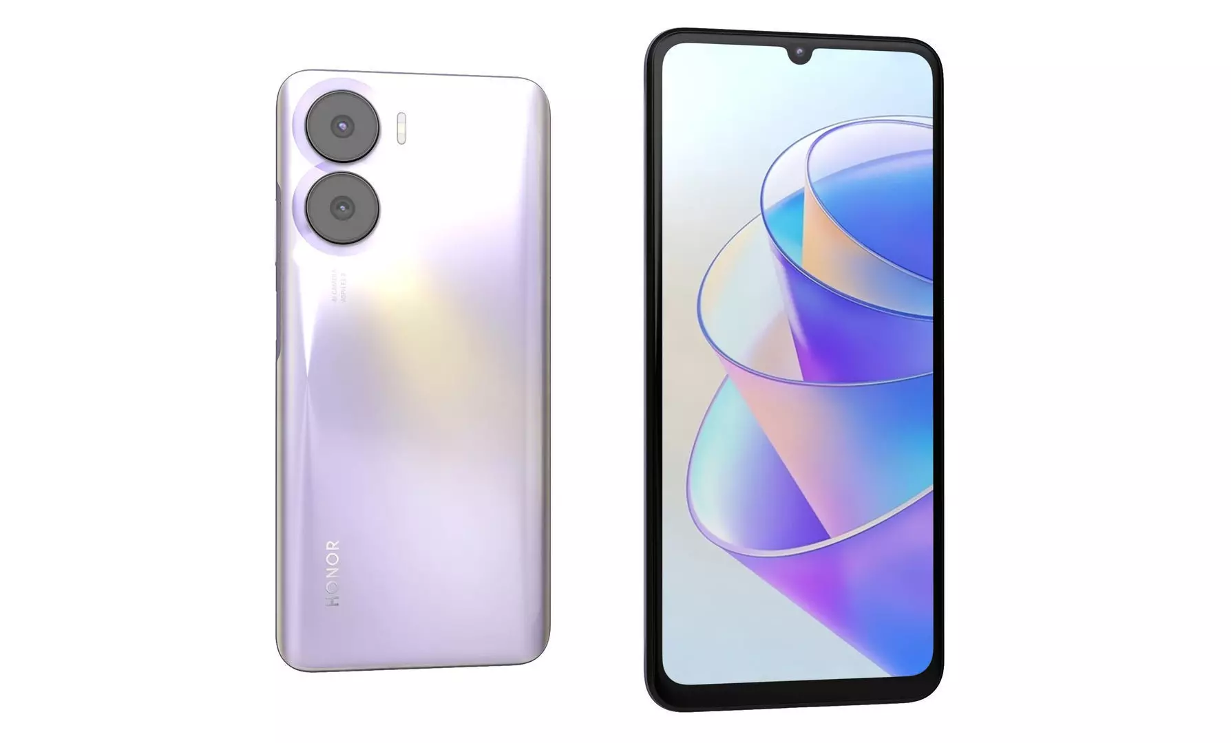 Honor Play 40 Plus Purple High Poly 3D model_8