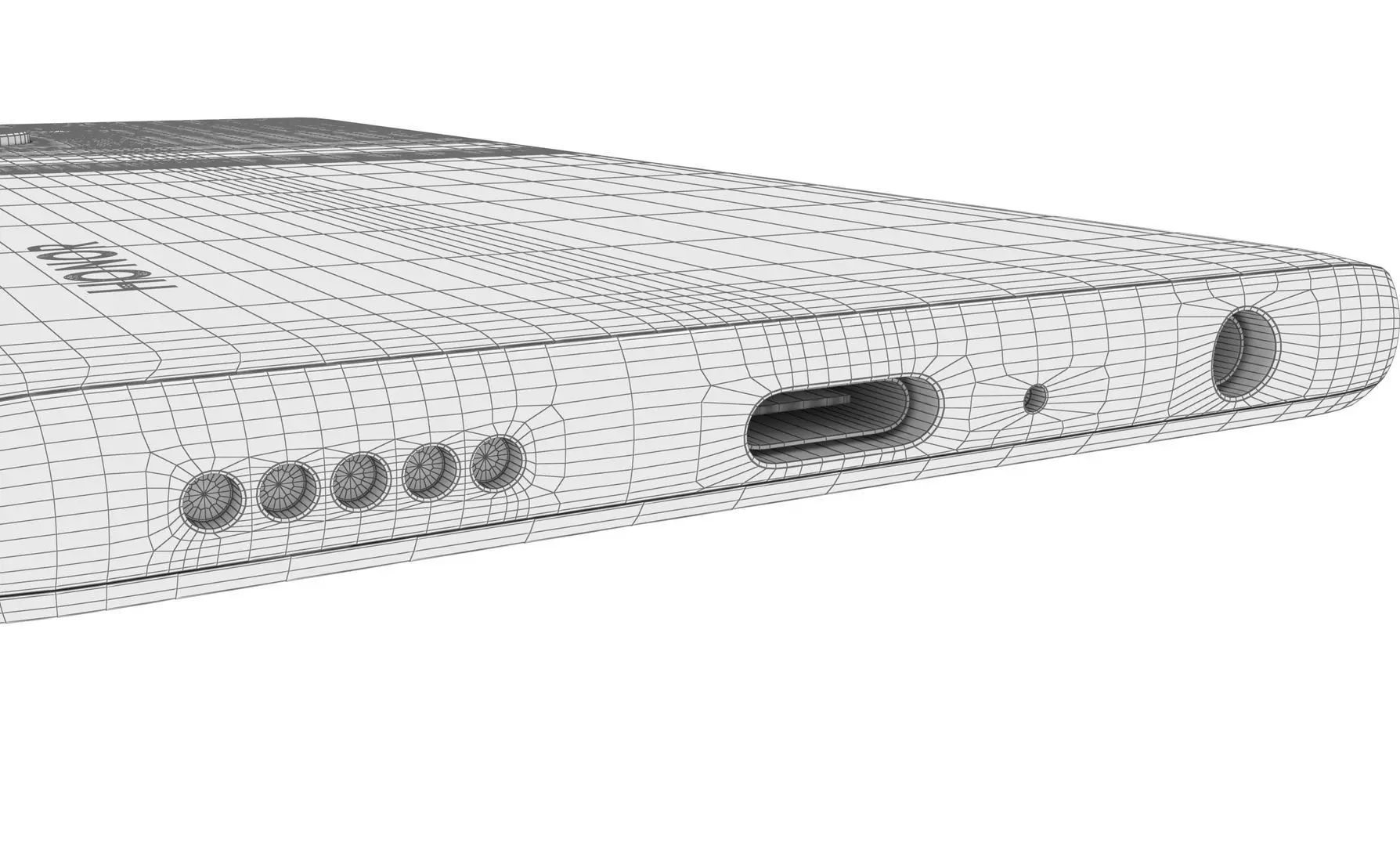 Honor Play 40 Plus Purple High Poly 3D model_21