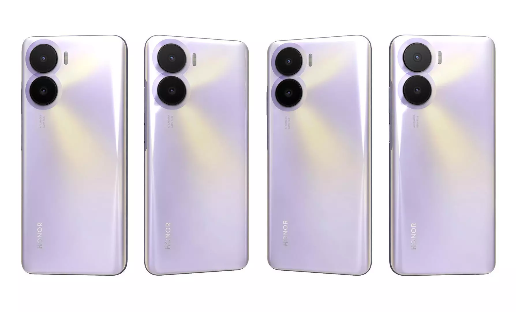 Honor Play 40 Plus Purple High Poly 3D model_5