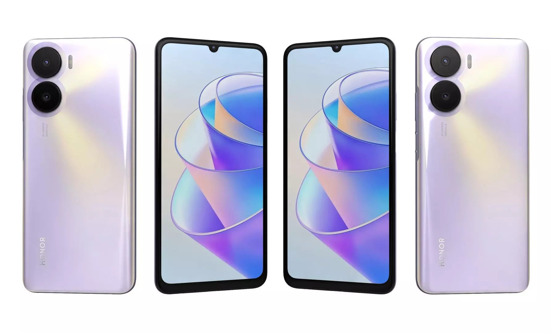 Honor Play 40 Plus Purple High Poly 3D model_6