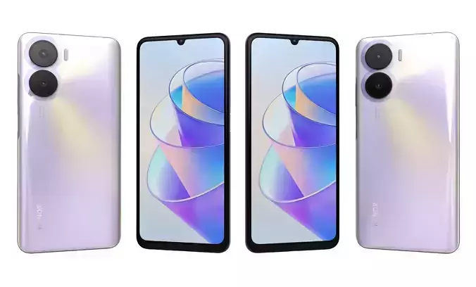 Honor Play 40 Plus Purple High Poly