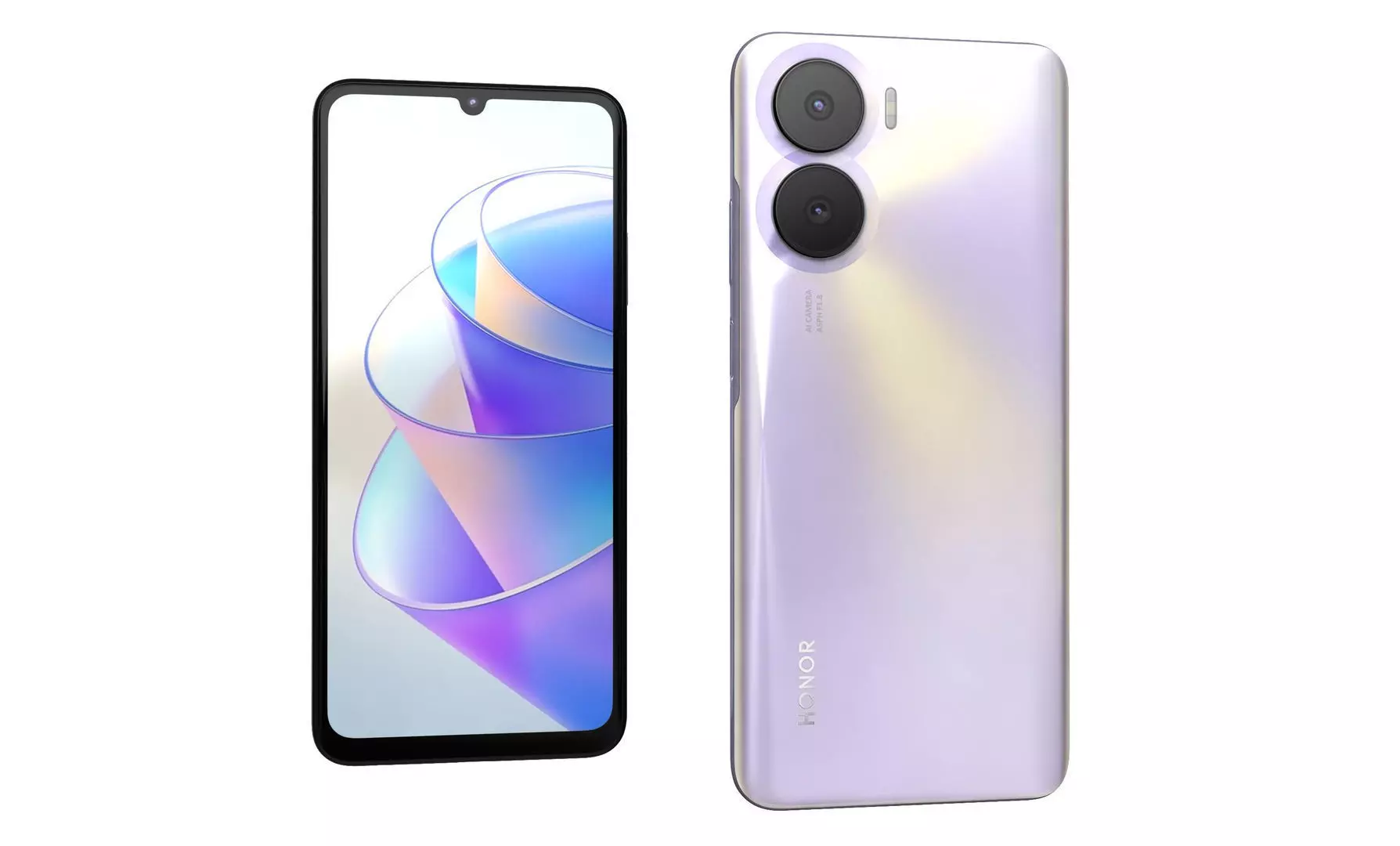 Honor Play 40 Plus Purple High Poly 3D model_9