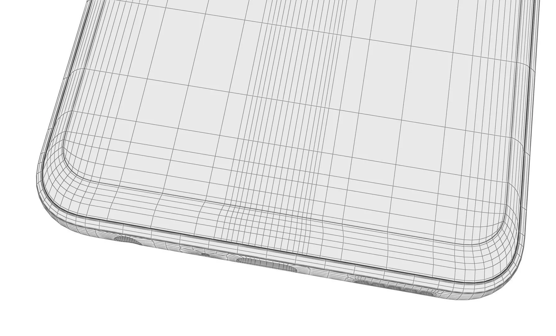 Honor Play 40 Plus Silver High Poly 3D model_16