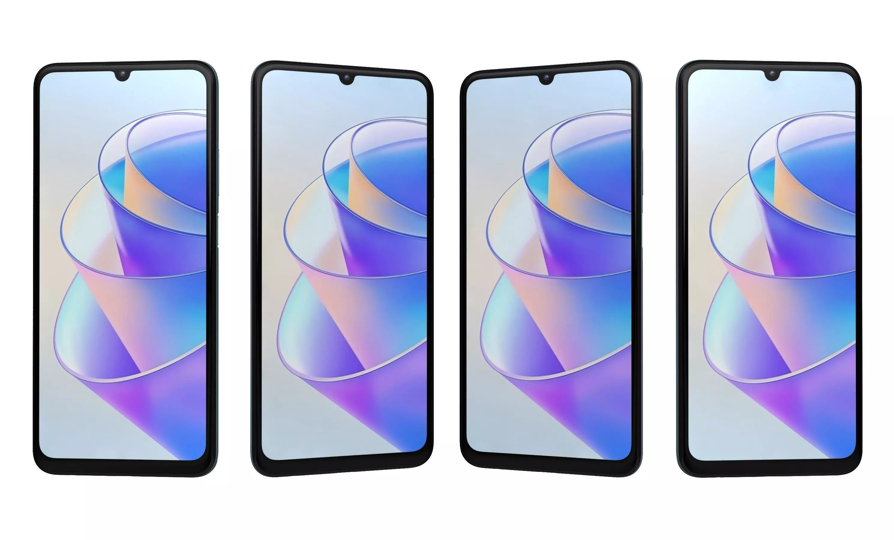 Honor Play 40 Plus Silver High Poly 3D model_7