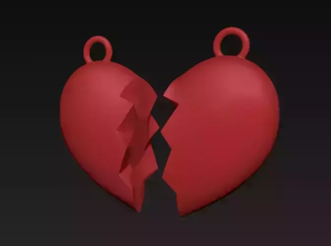 Broken Heart Pendant