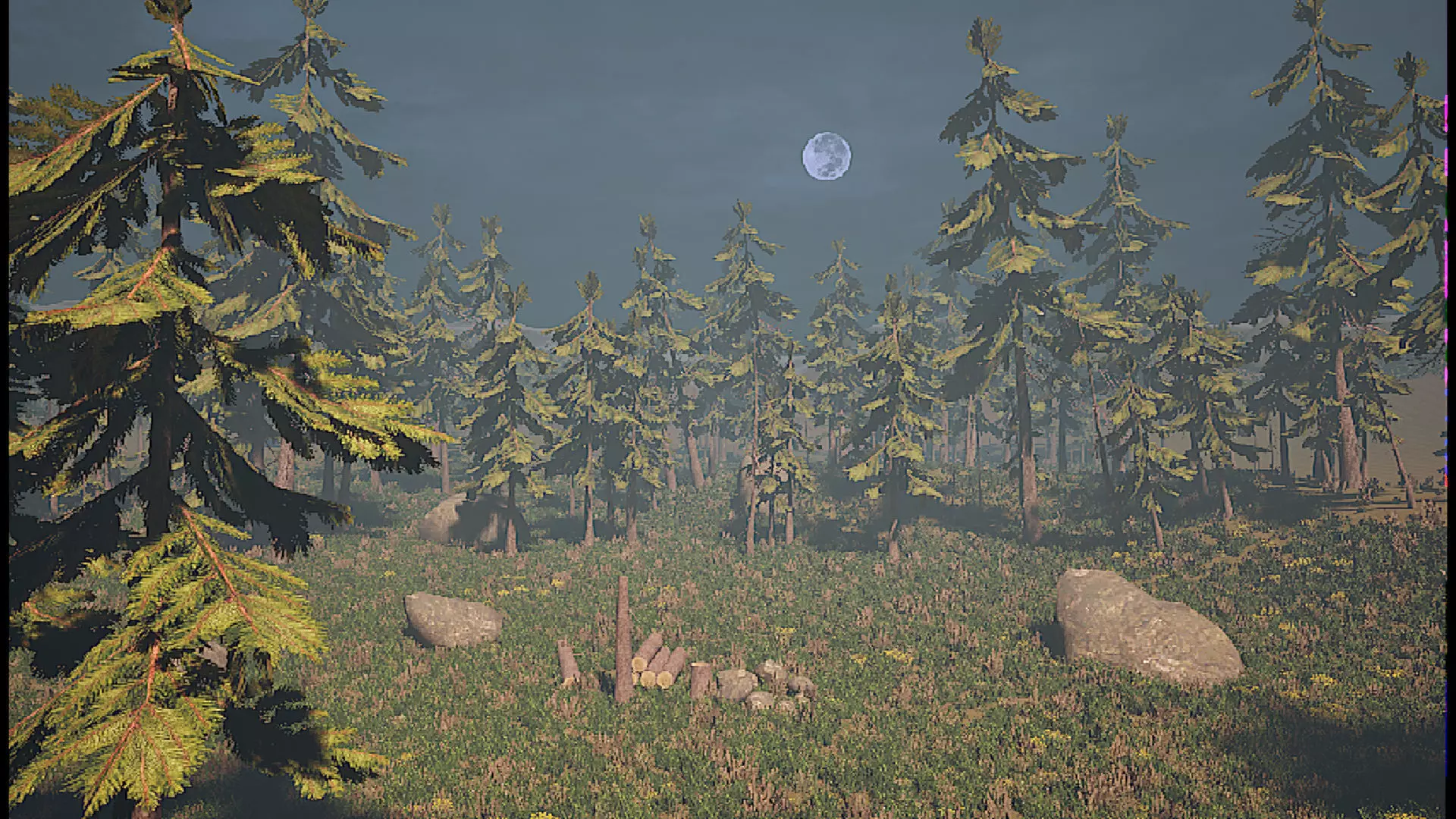 PSX Style Retro Nature Pack Low-poly 3D model_2