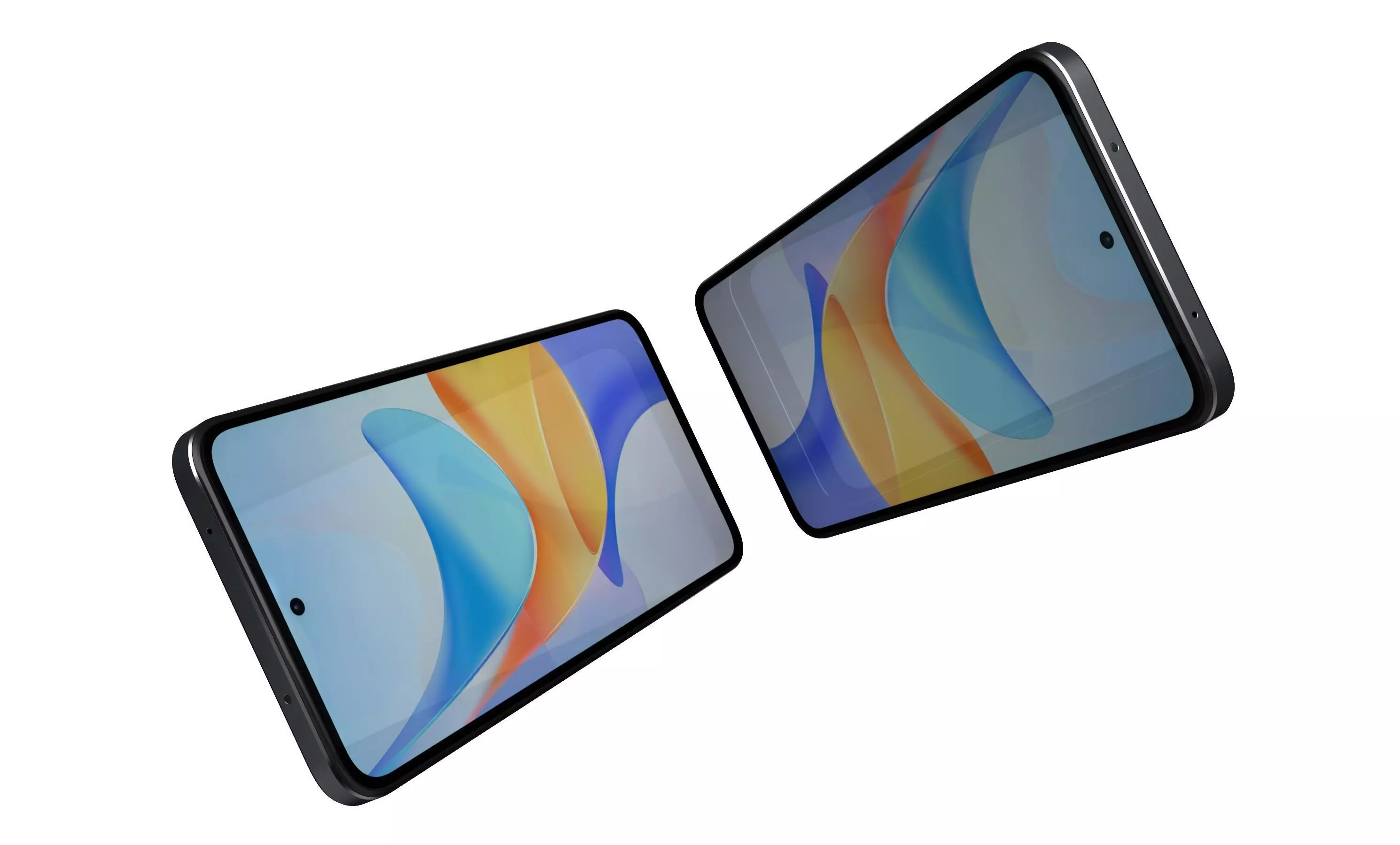 Honor Play 50 Plus Black High Poly 3D model_3