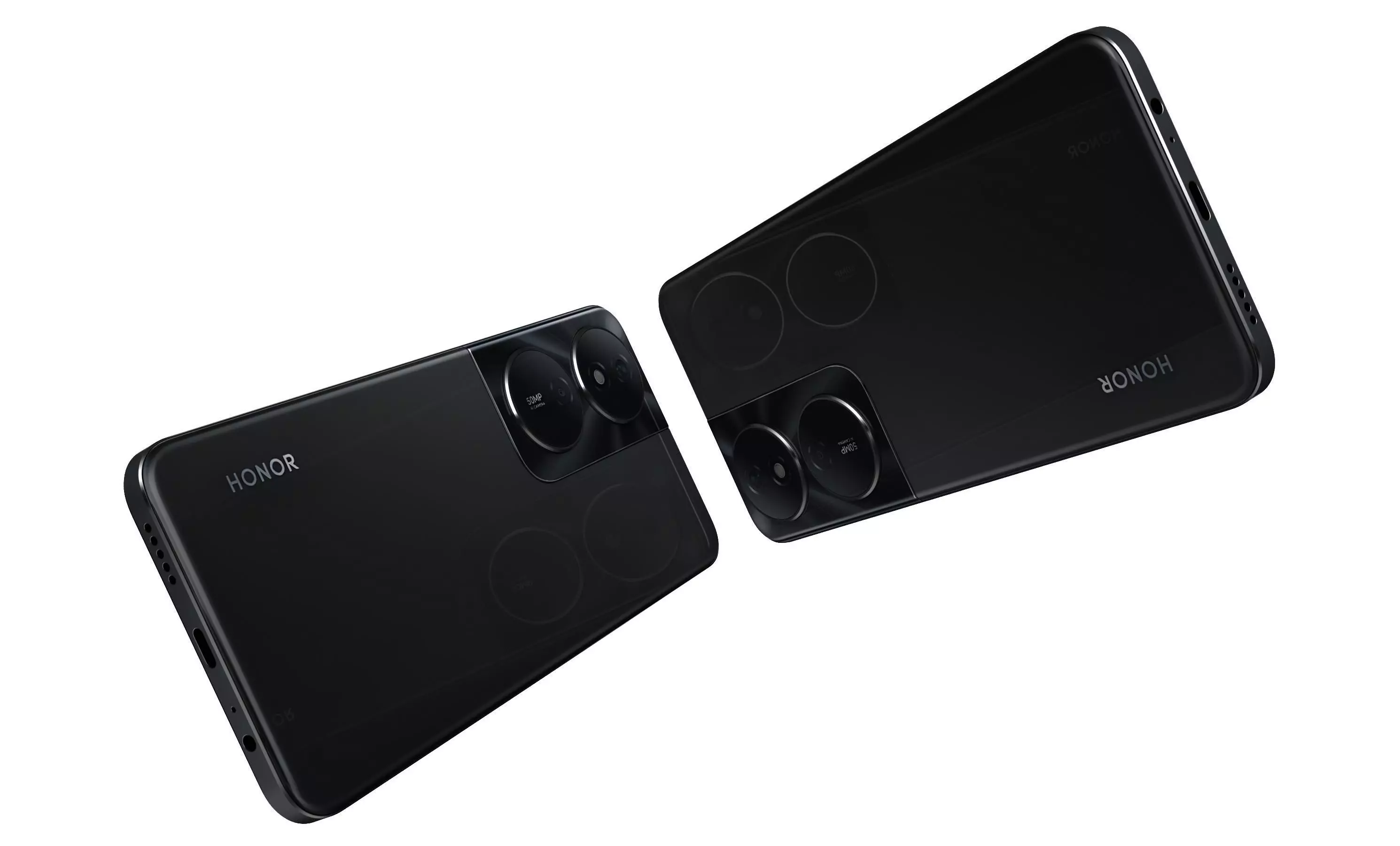 Honor Play 50 Plus Black High Poly 3D model_4