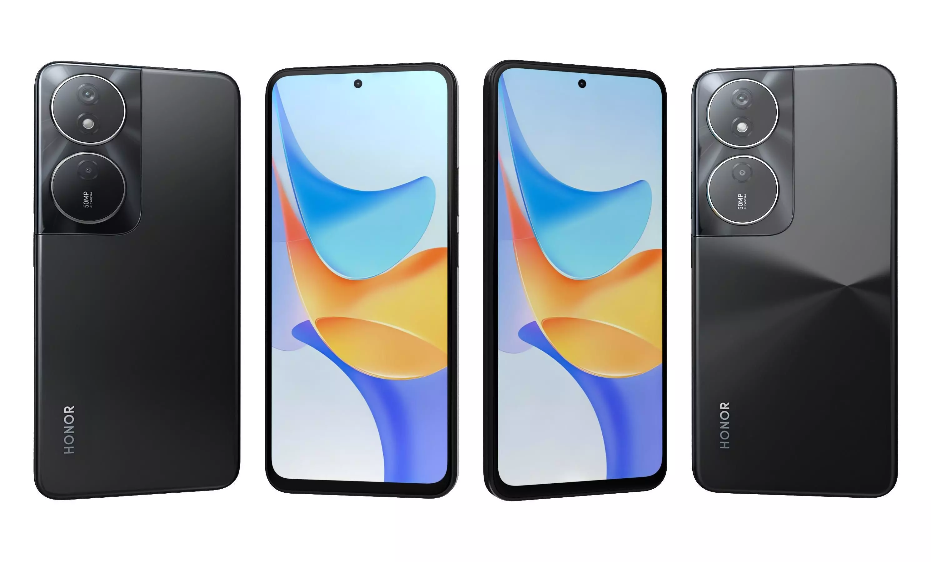 Honor Play 50 Plus Black High Poly 3D model_25