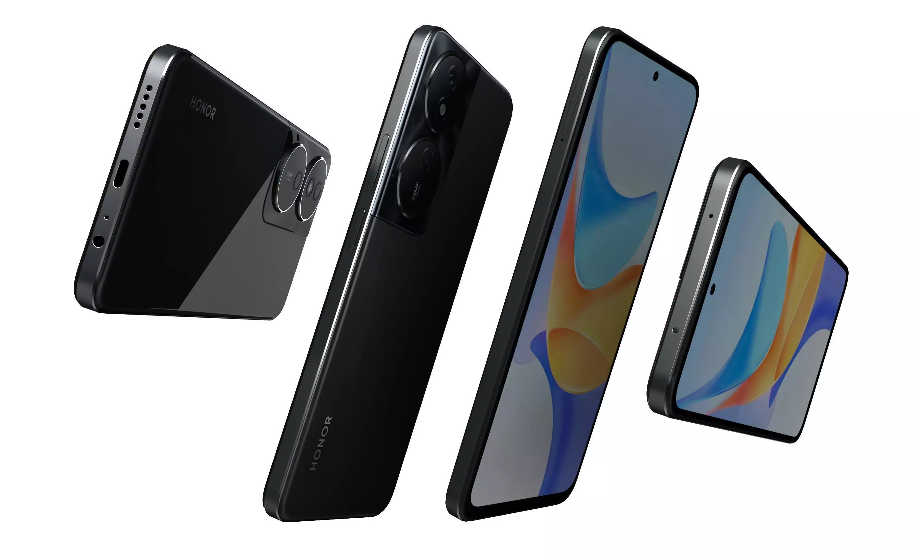 Honor Play 50 Plus Black High Poly 3D model_5