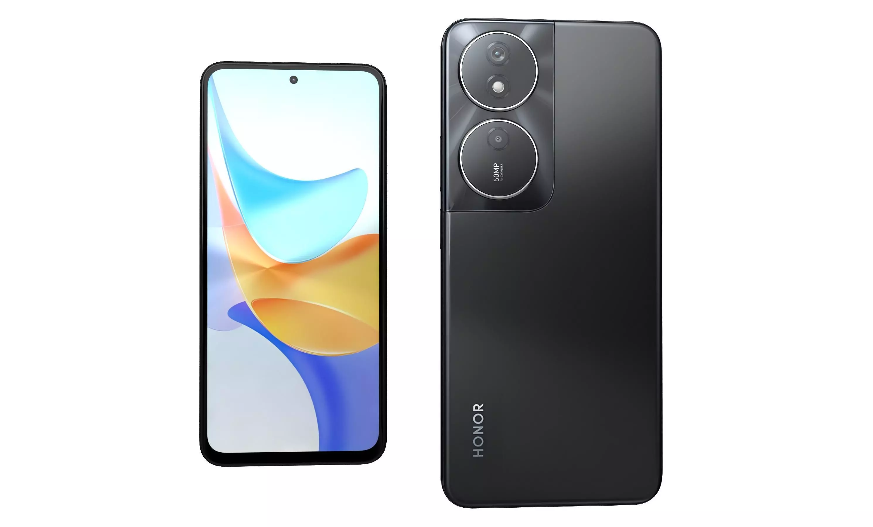 Honor Play 50 Plus Black High Poly 3D model_2