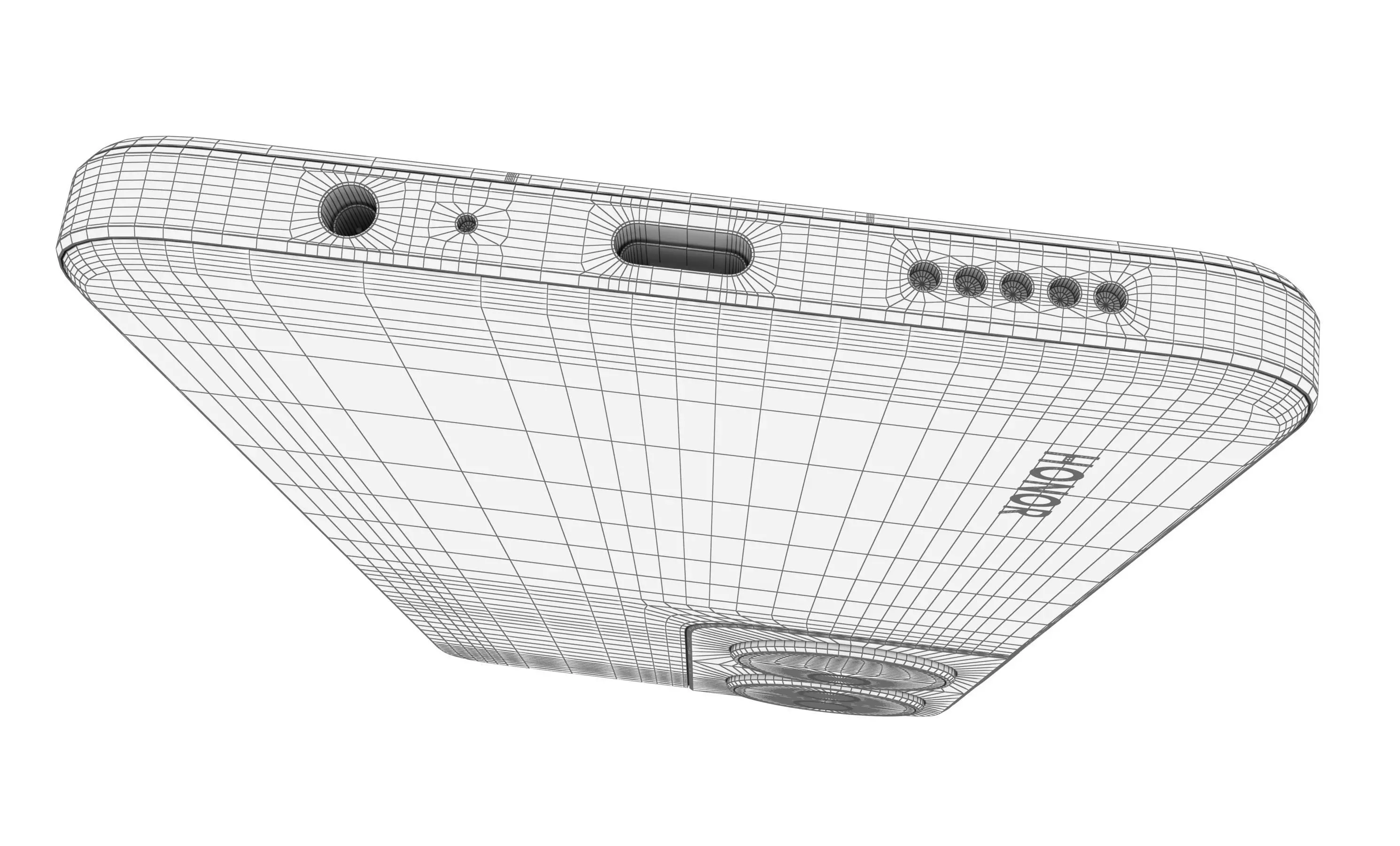 Honor Play 50 Plus Black High Poly 3D model_16