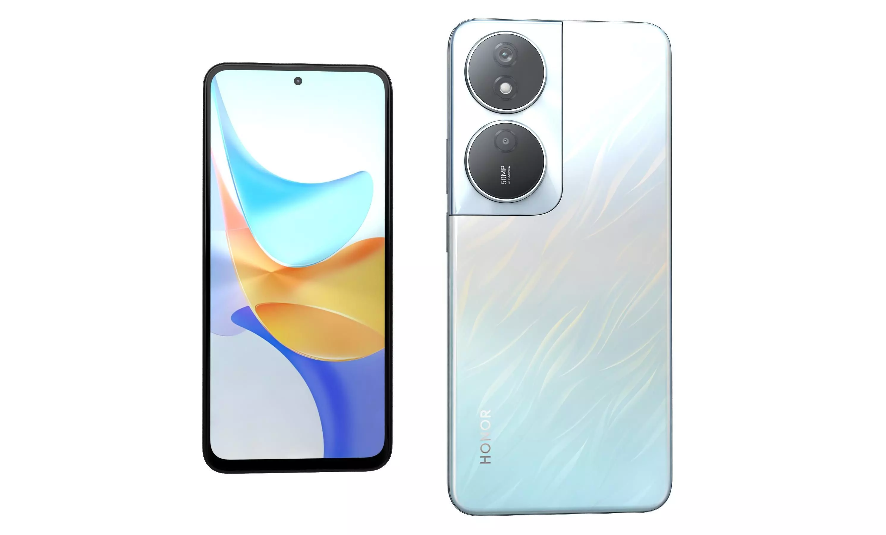 Honor Play 50 Plus Blue High Poly 3D model_1