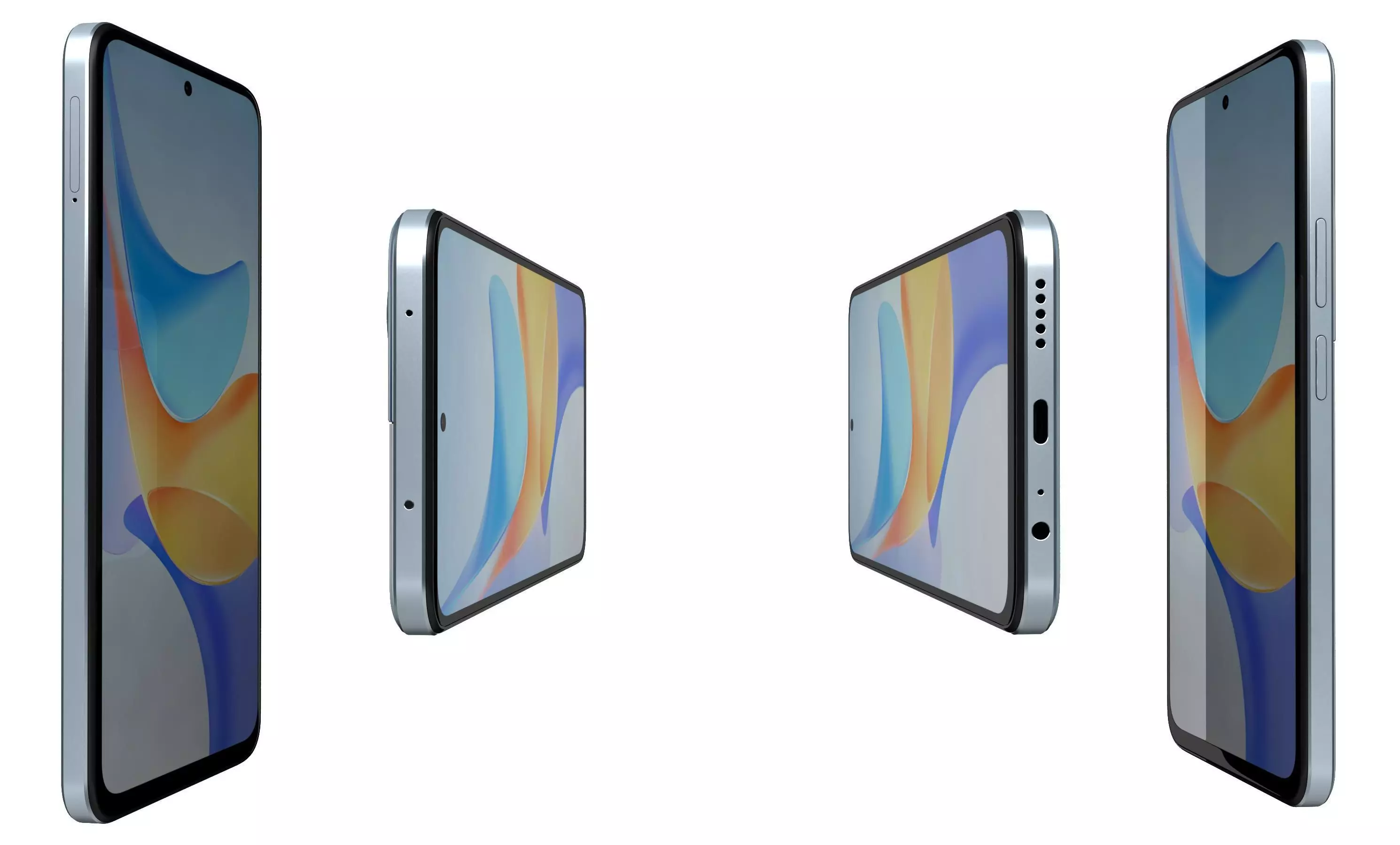 Honor Play 50 Plus Blue High Poly 3D model_2