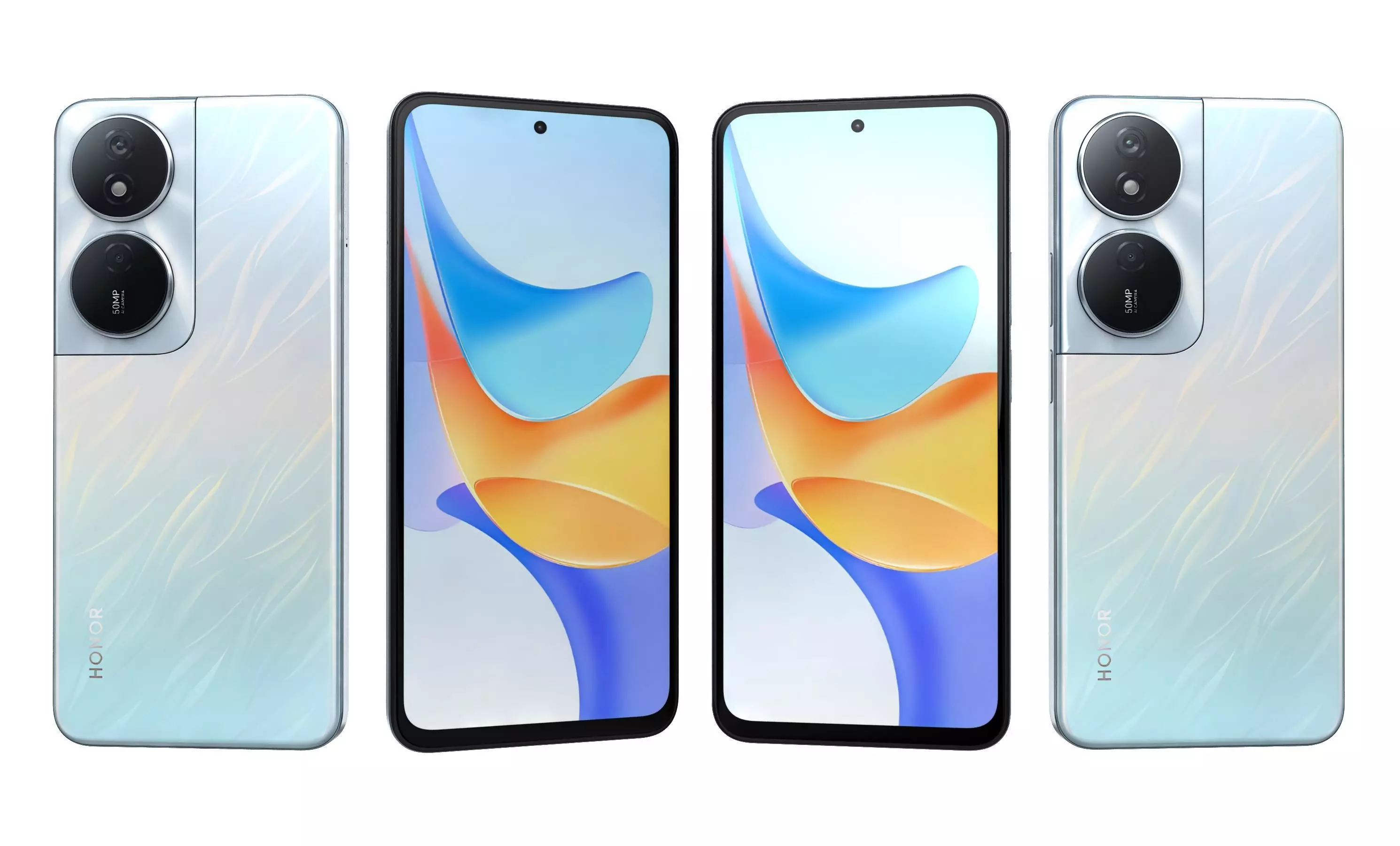 Honor Play 50 Plus Blue High Poly 3D model_28