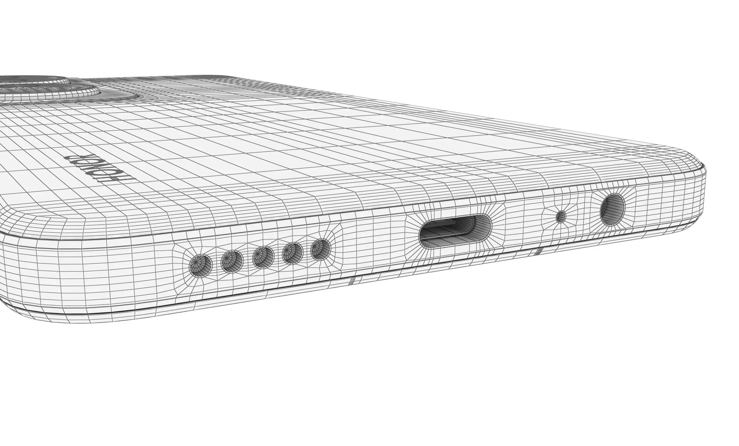 Honor Play 50 Plus Blue High Poly 3D model_23