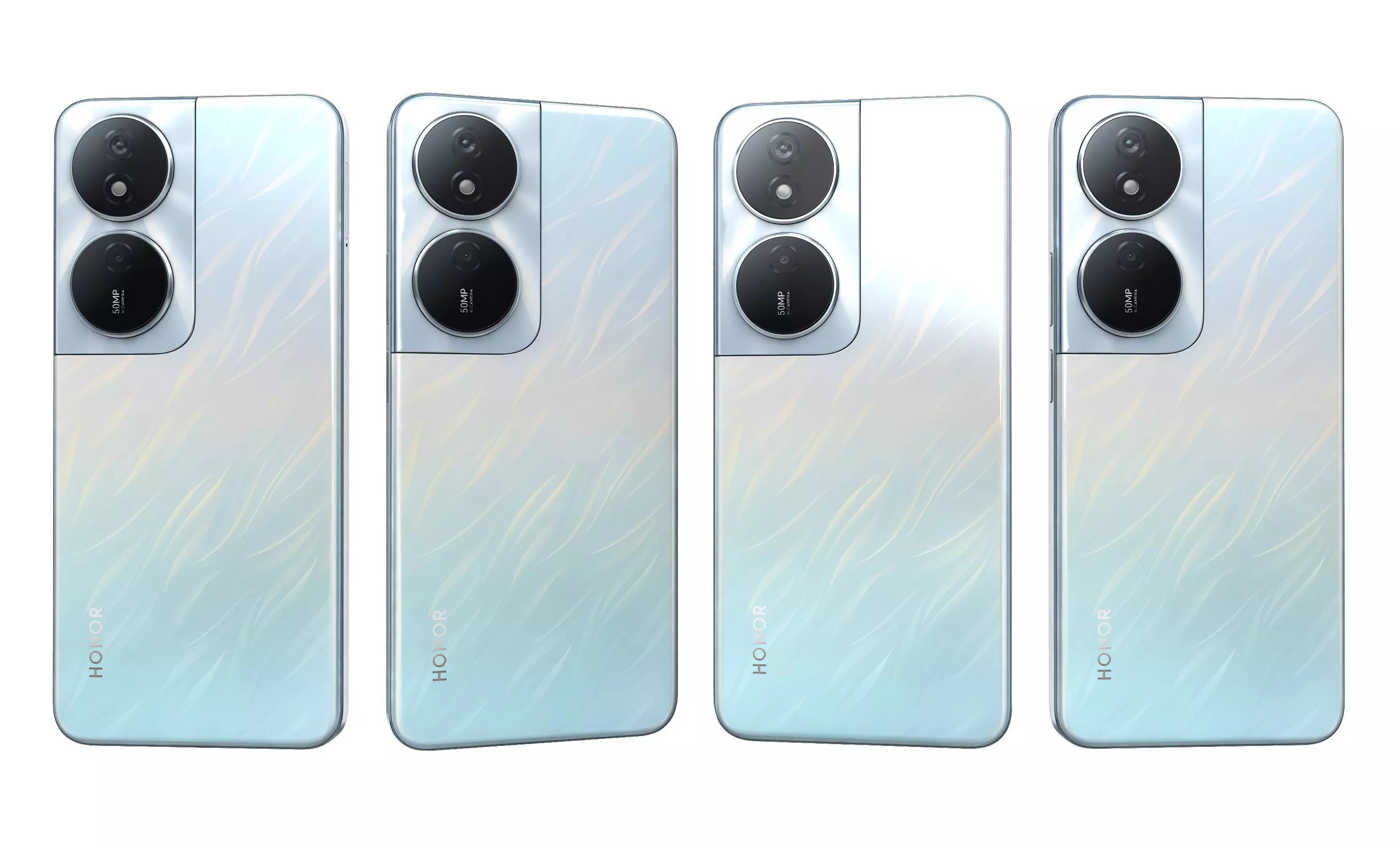 Honor Play 50 Plus Blue High Poly 3D model_27