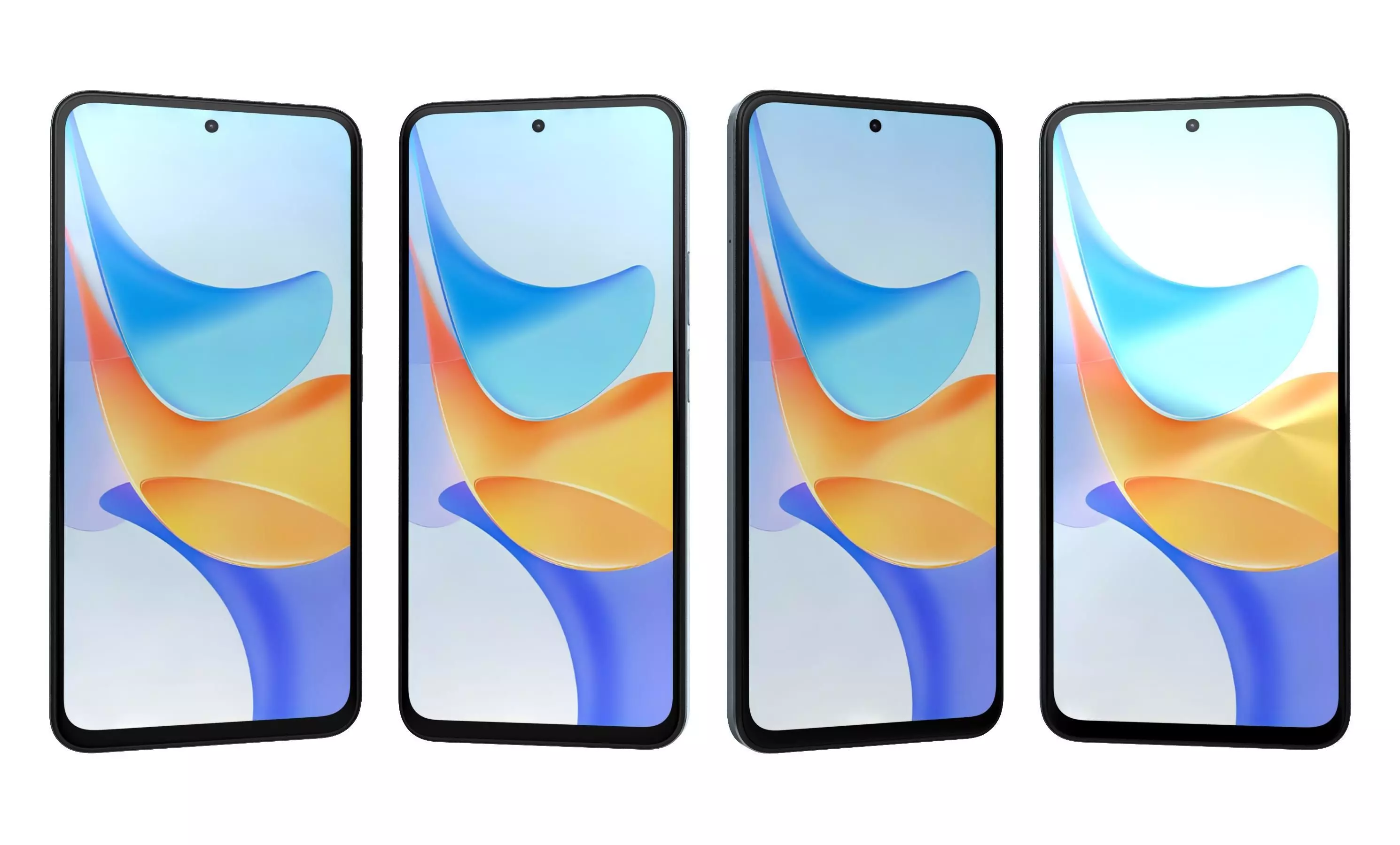 Honor Play 50 Plus Blue High Poly 3D model_10