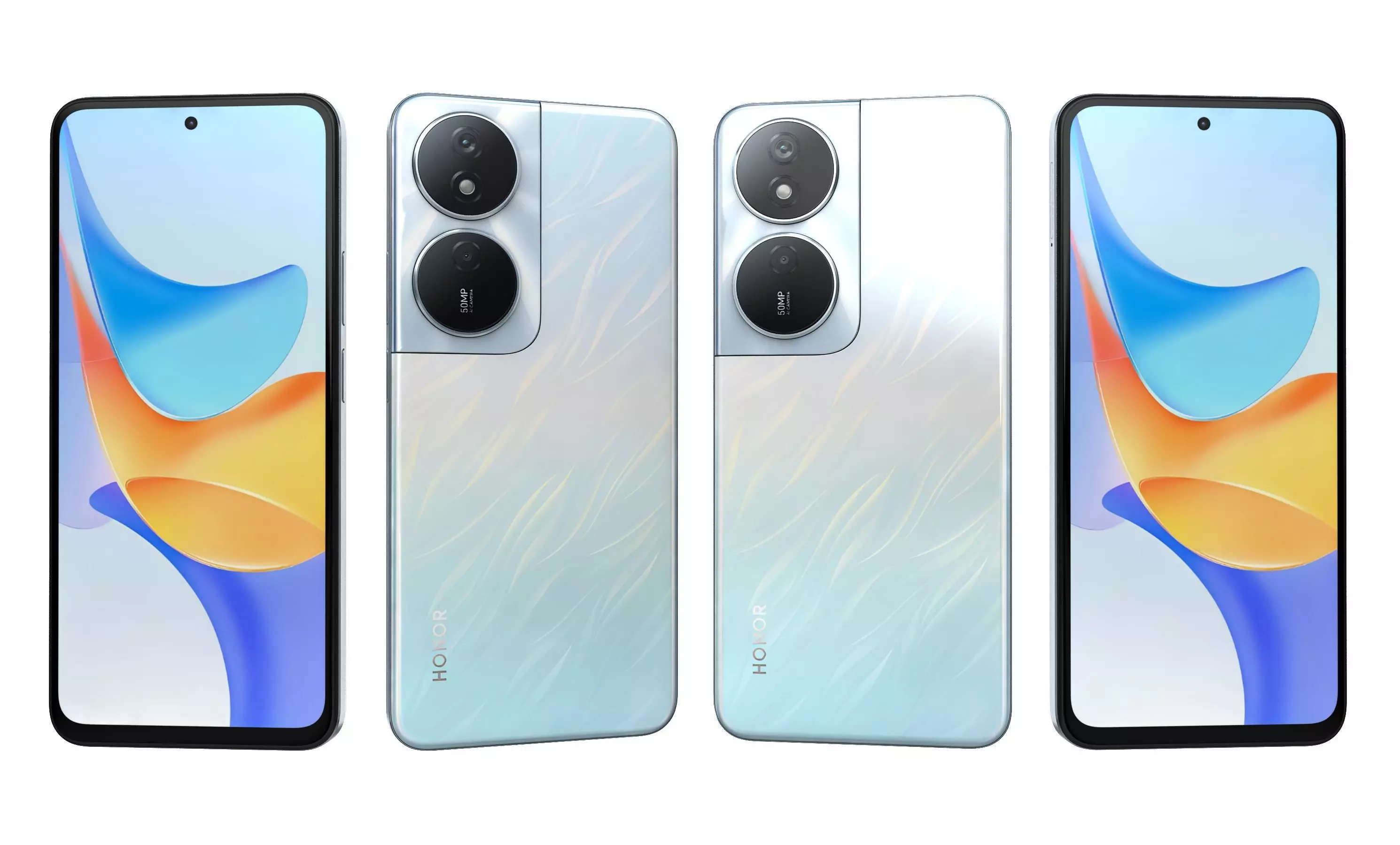 Honor Play 50 Plus Blue High Poly 3D model_26