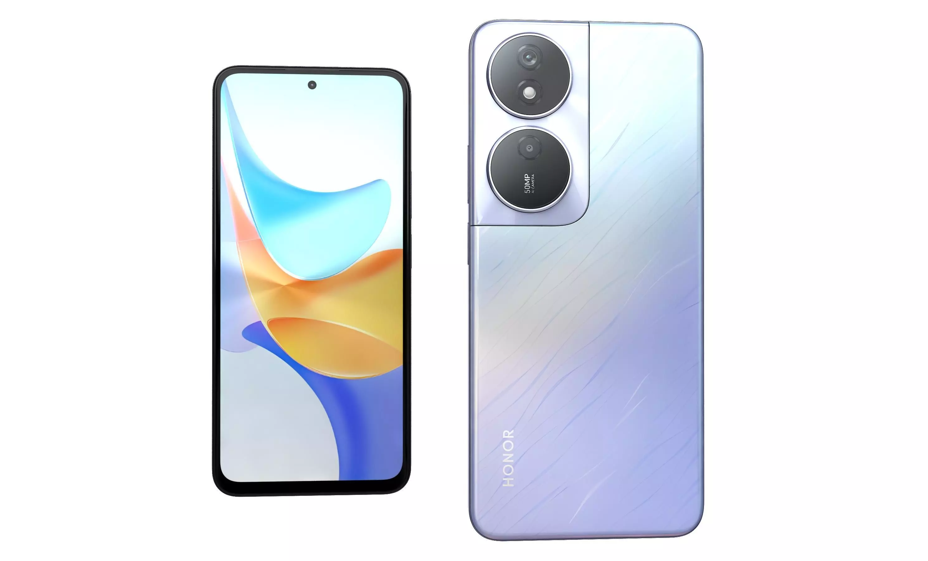 Honor Play 50 Plus Purple High Poly 3D model_1