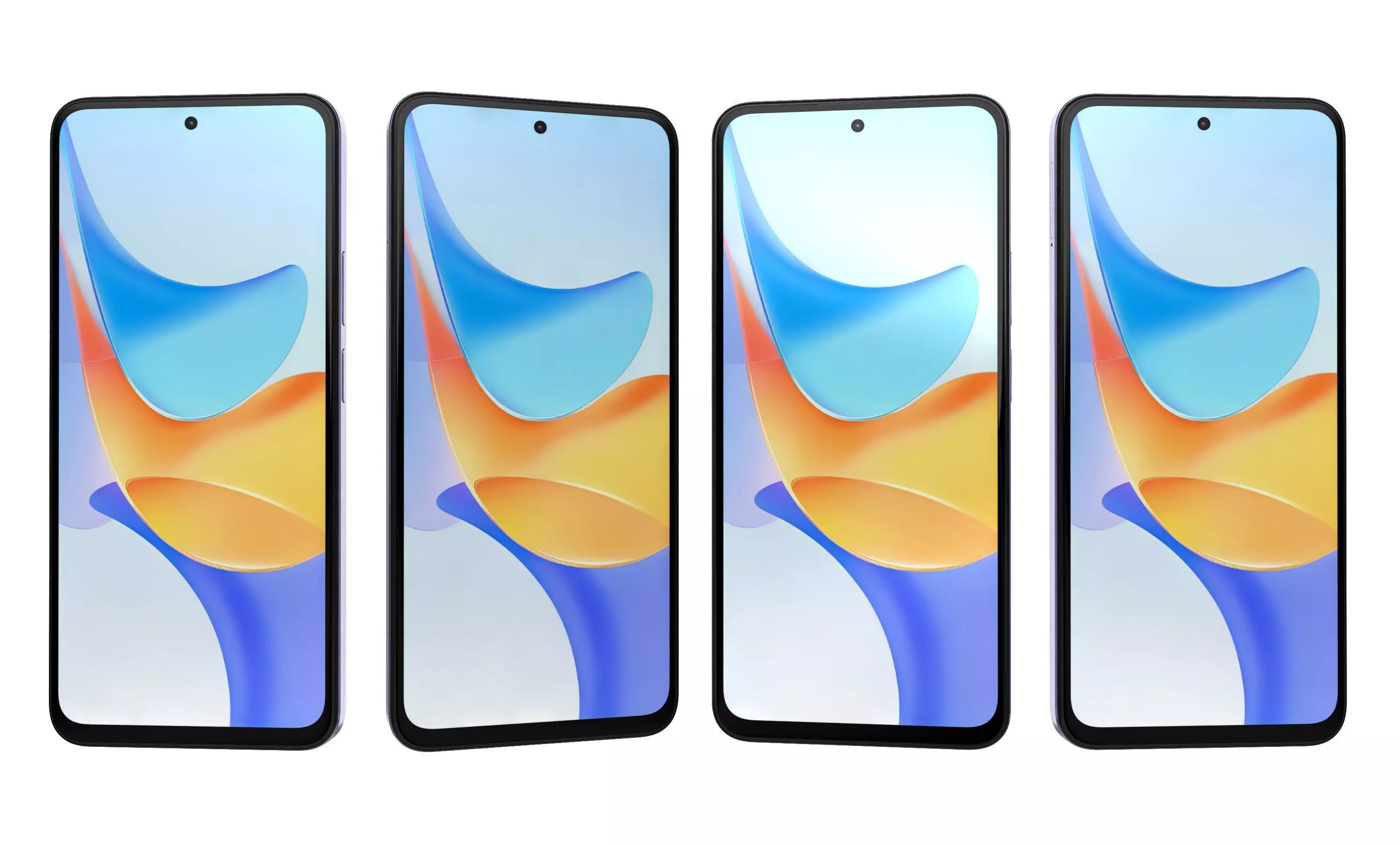 Honor Play 50 Plus Purple High Poly 3D model_29