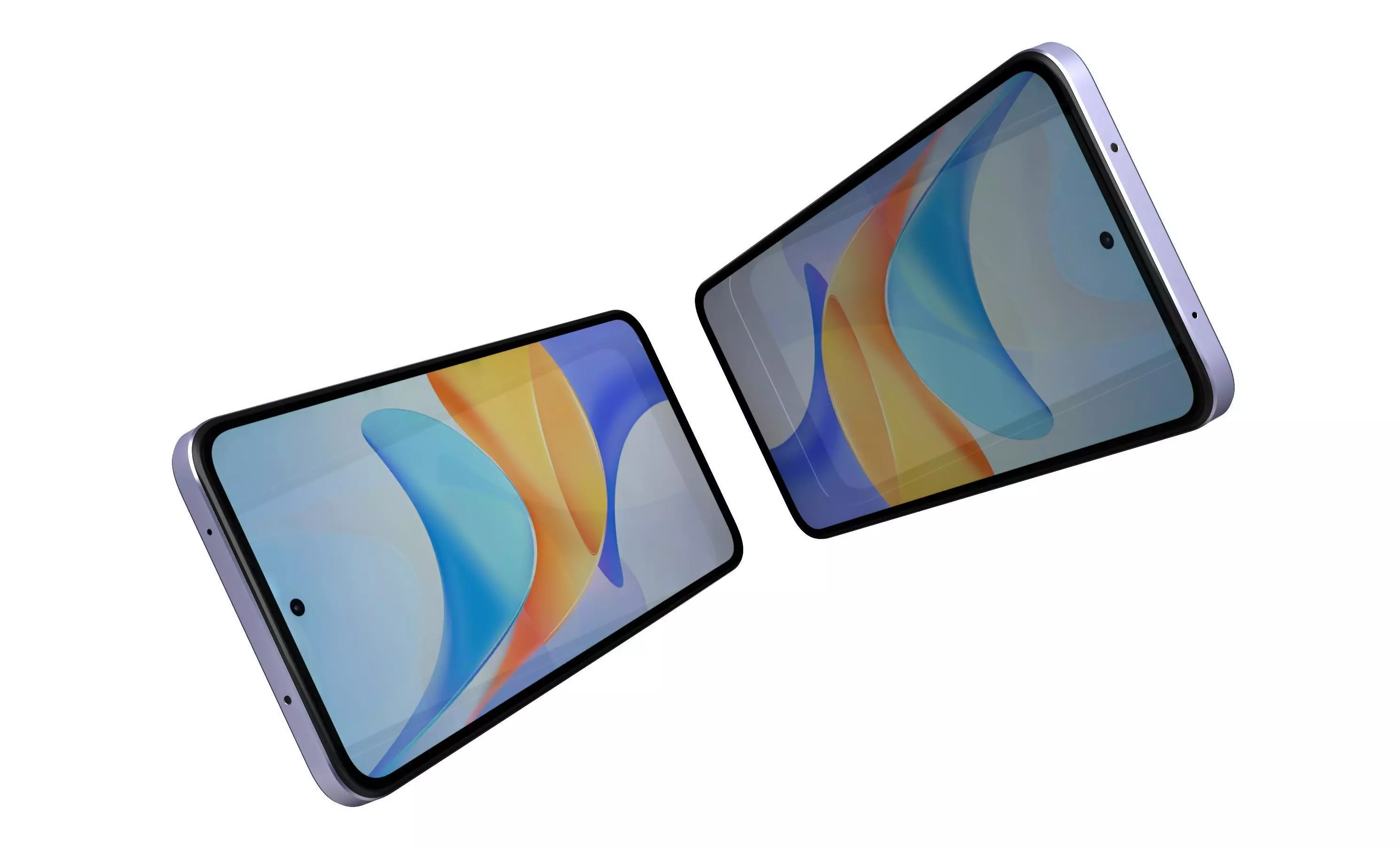 Honor Play 50 Plus Purple High Poly 3D model_3