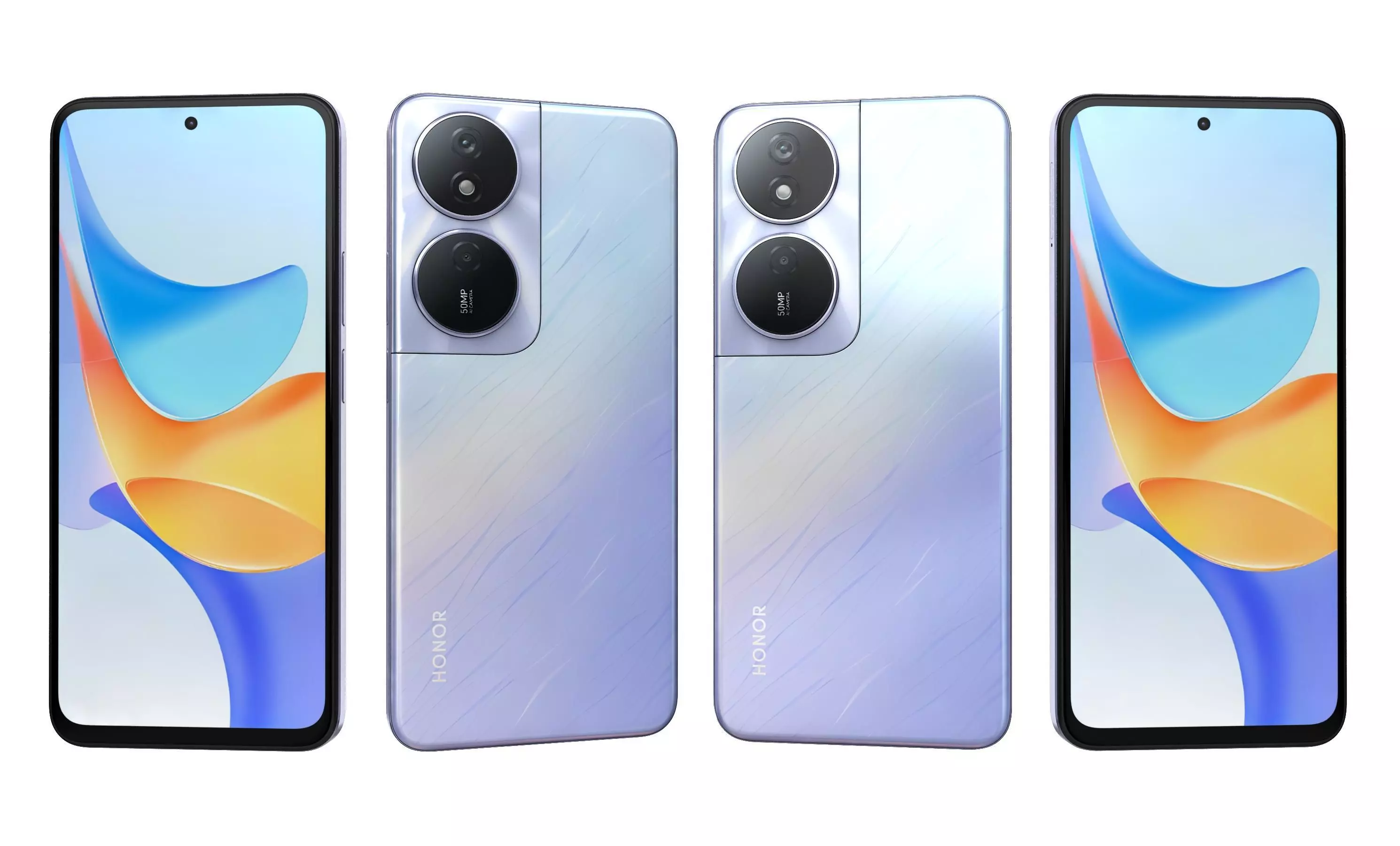 Honor Play 50 Plus Purple High Poly 3D model_26