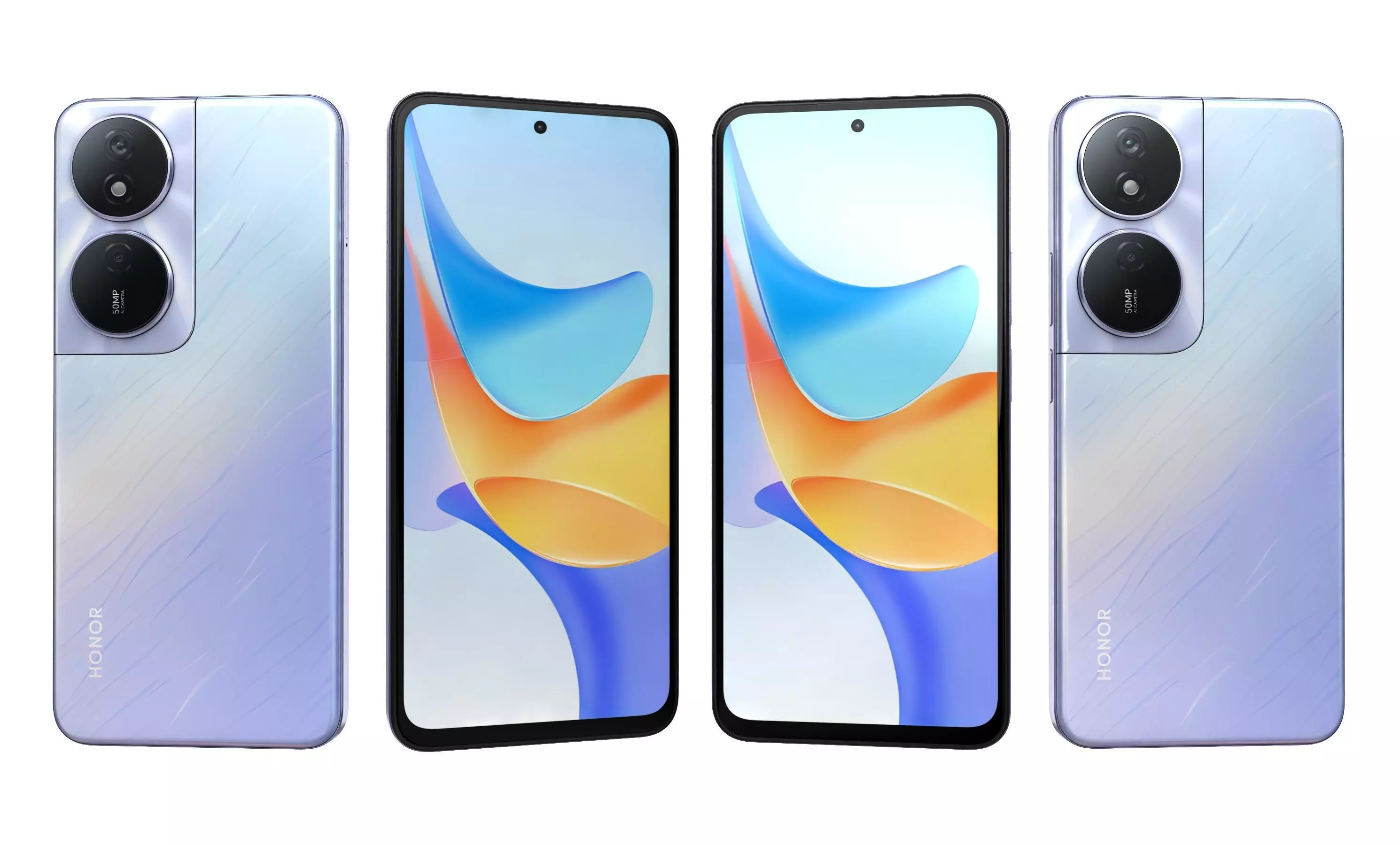 Honor Play 50 Plus Purple High Poly 3D model_28