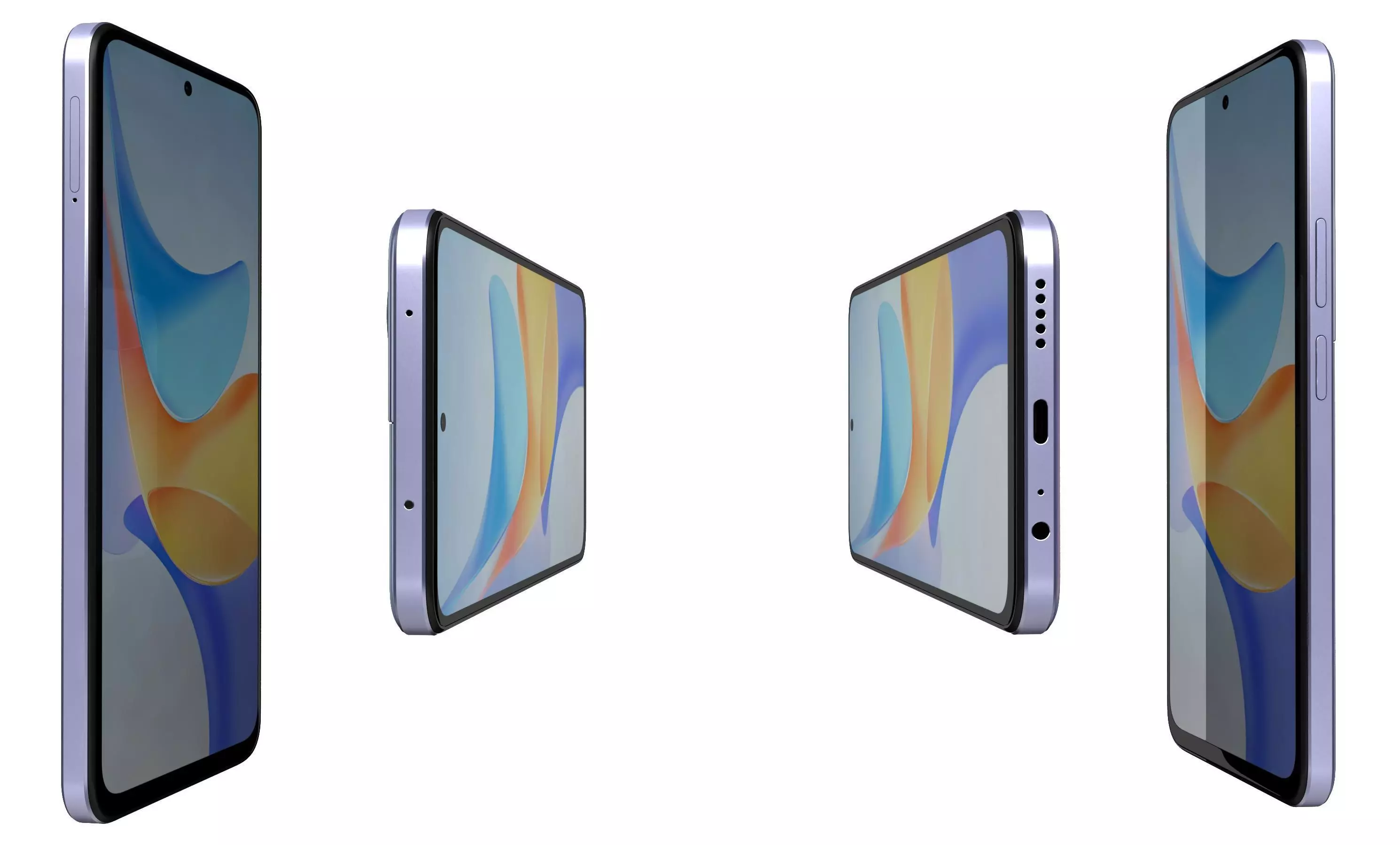 Honor Play 50 Plus Purple High Poly 3D model_2