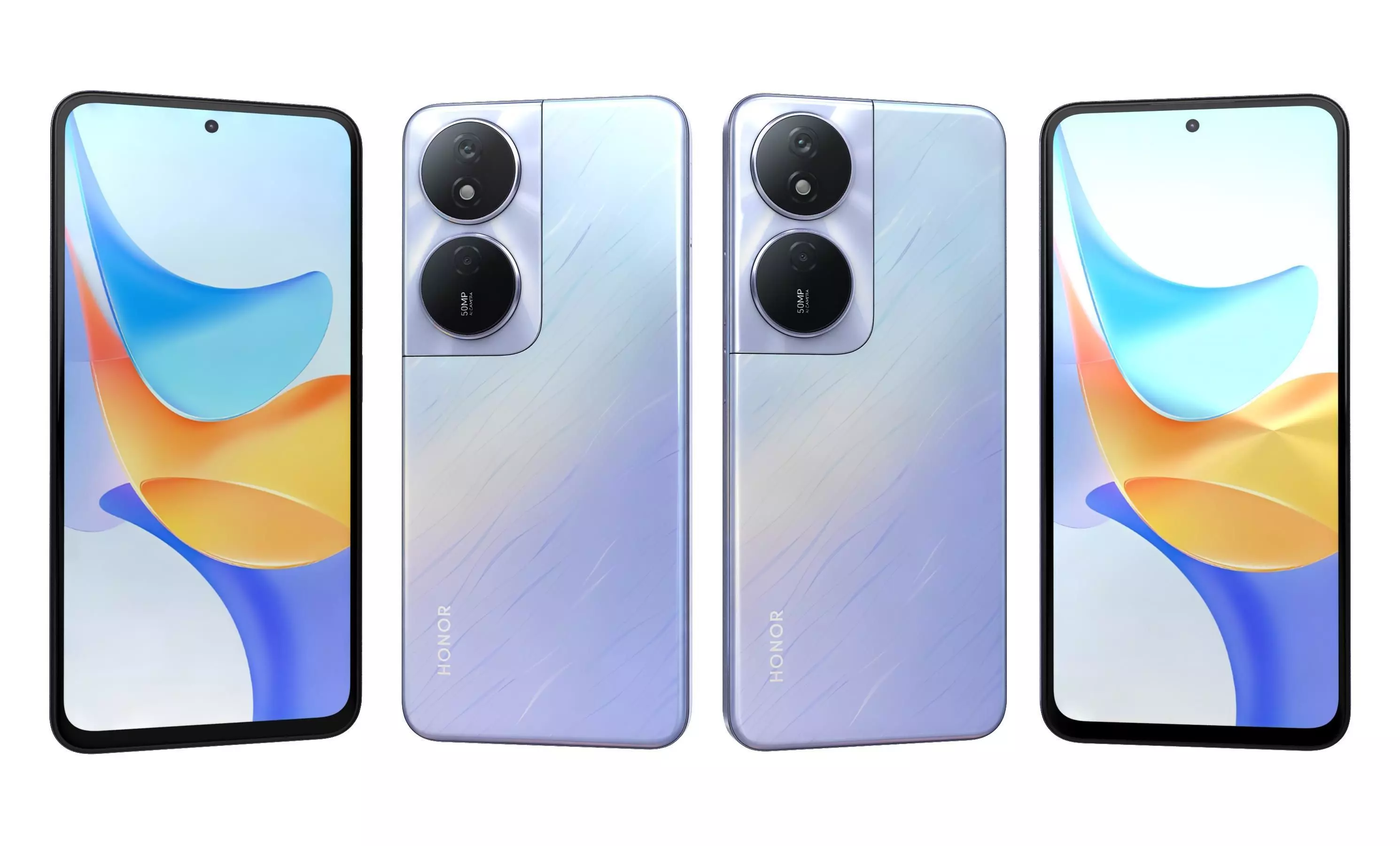 Honor Play 50 Plus Purple High Poly 3D model_21