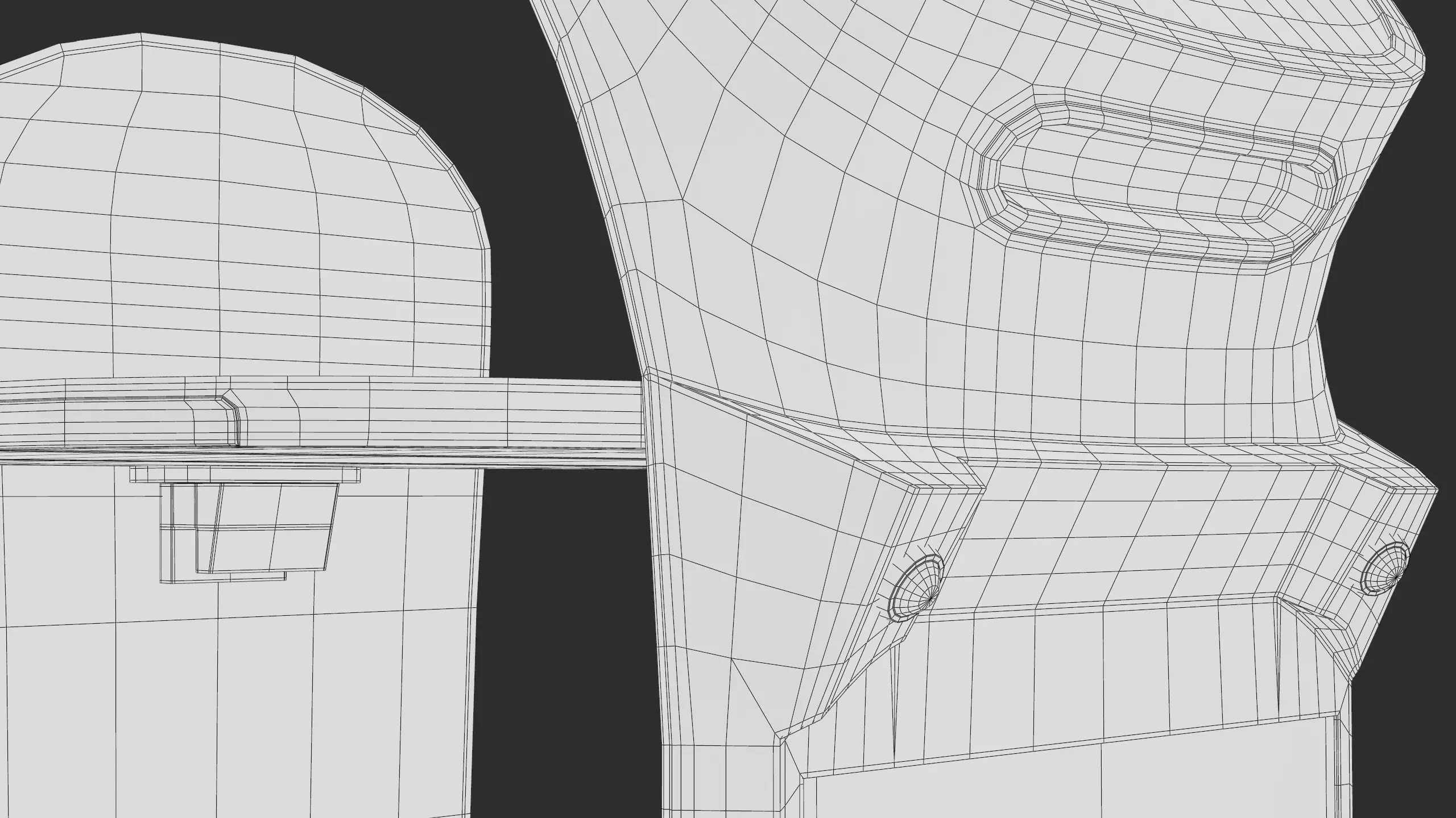 Restaurant Service Robot Waiter BellaBot Pro Black PBR Low-poly 3D model_30