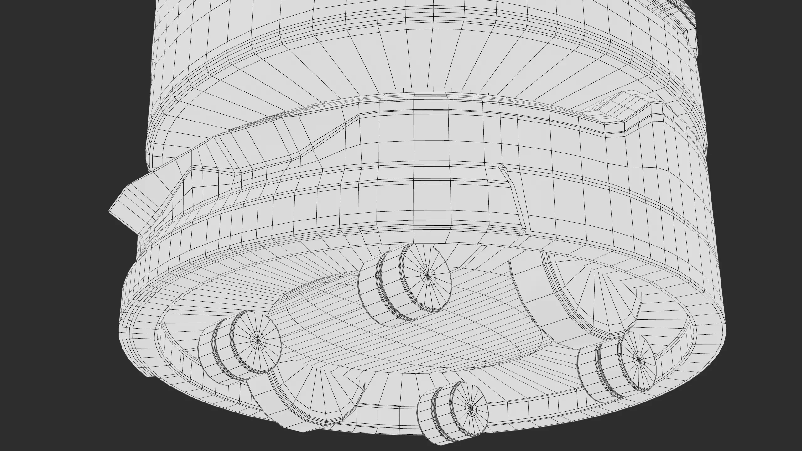 Restaurant Service Robot Waiter BellaBot Pro Black PBR Low-poly 3D model_26