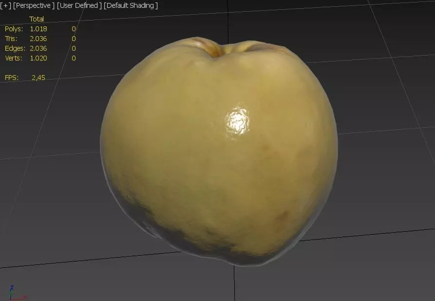 Quince M09 Low-poly 3D model_2