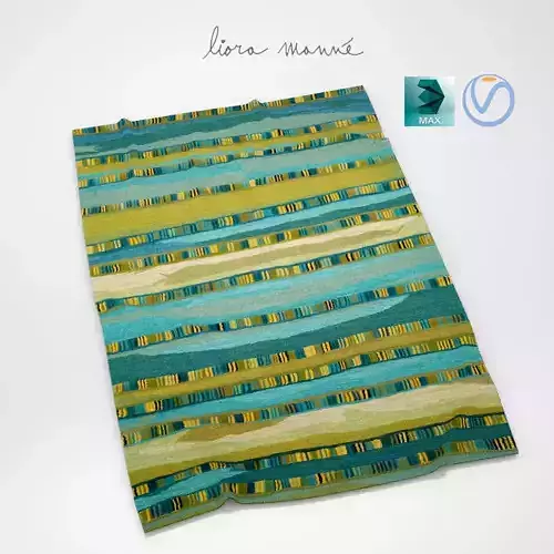 Rug Stripe Sevilla 3D model