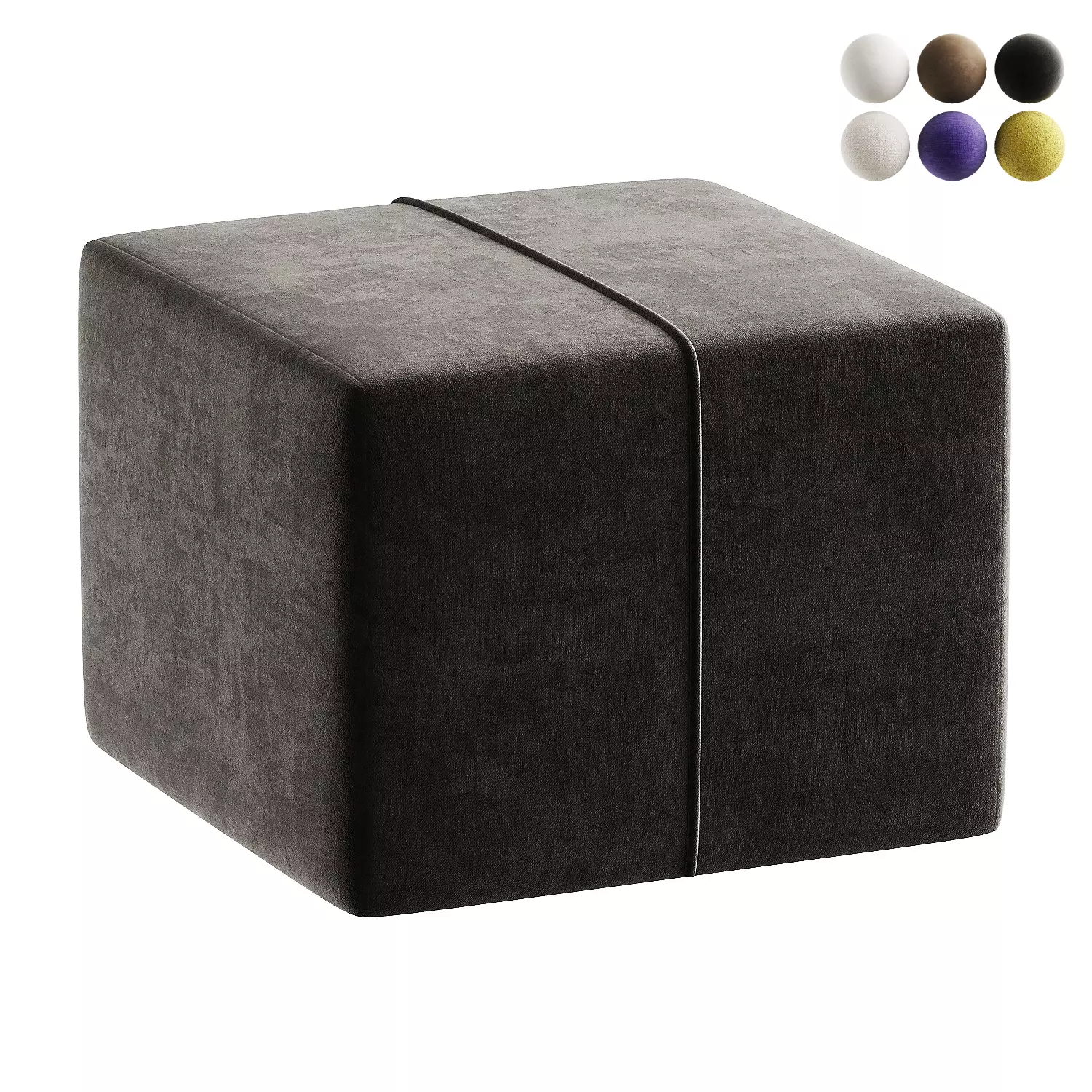 pouf p60 3D model_0