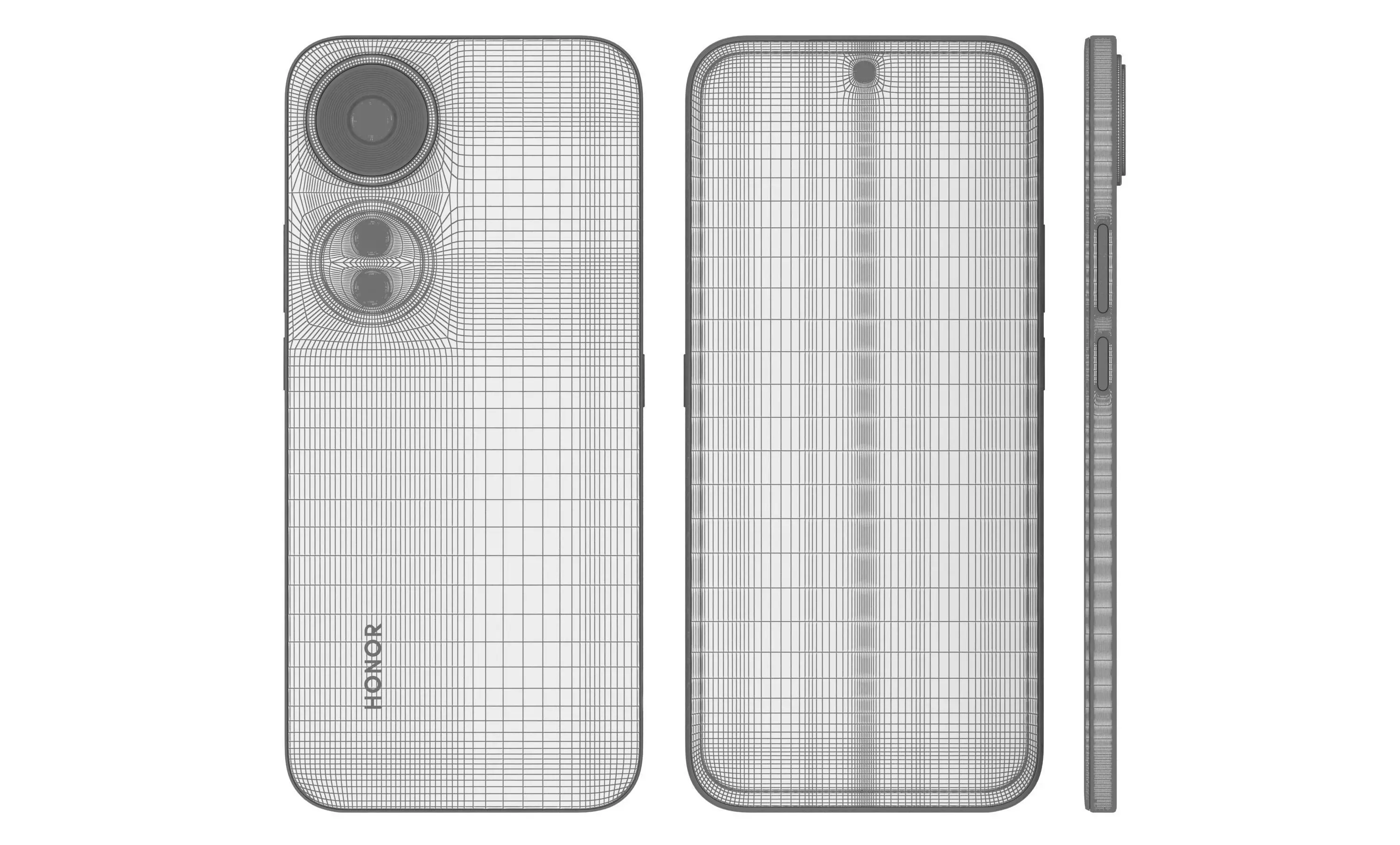 Honor Play 60m All Colors High Poly 3D model_10