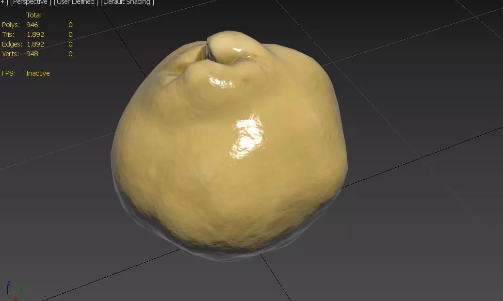 Quince M10 Low-poly 3D model_2