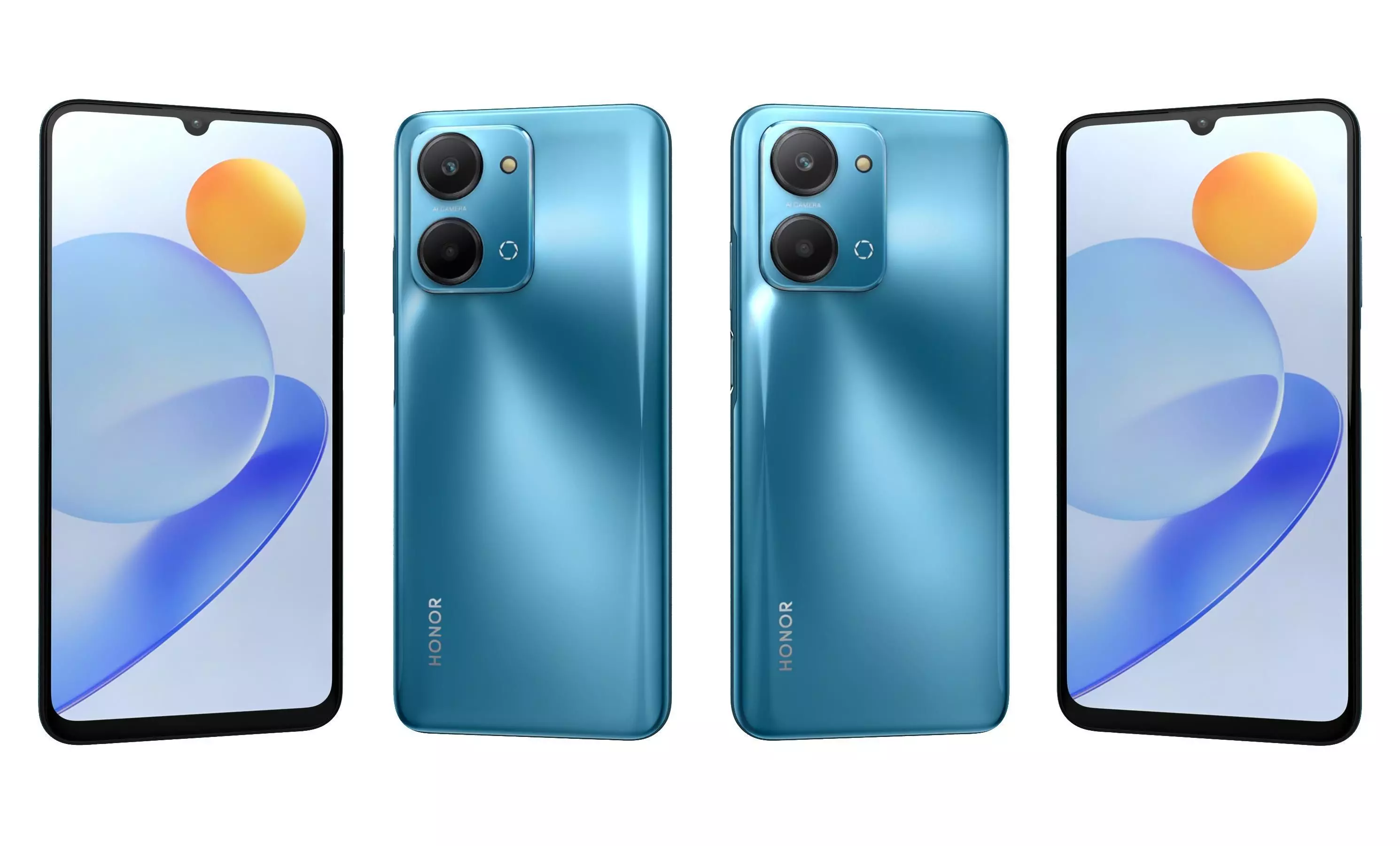 Honor Play7T All Colors High Poly 3D model_5