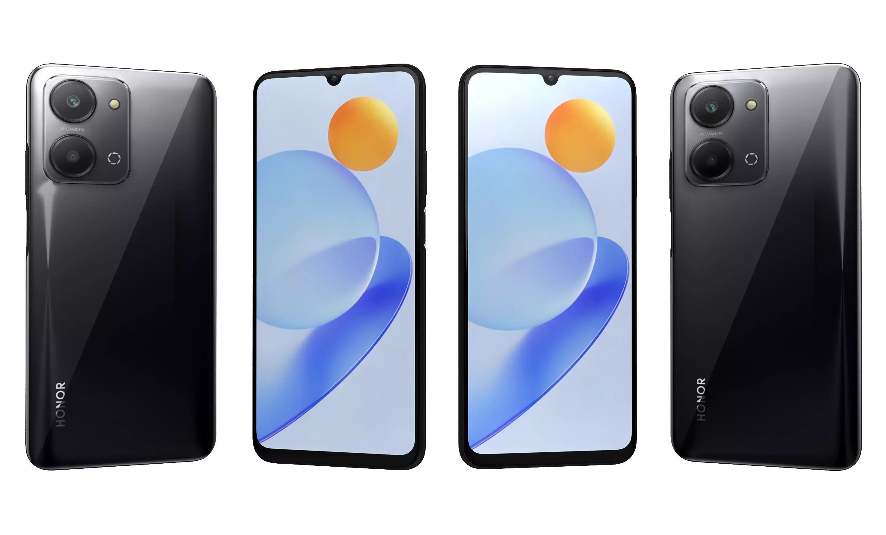 Honor Play7T All Colors High Poly 3D model_1