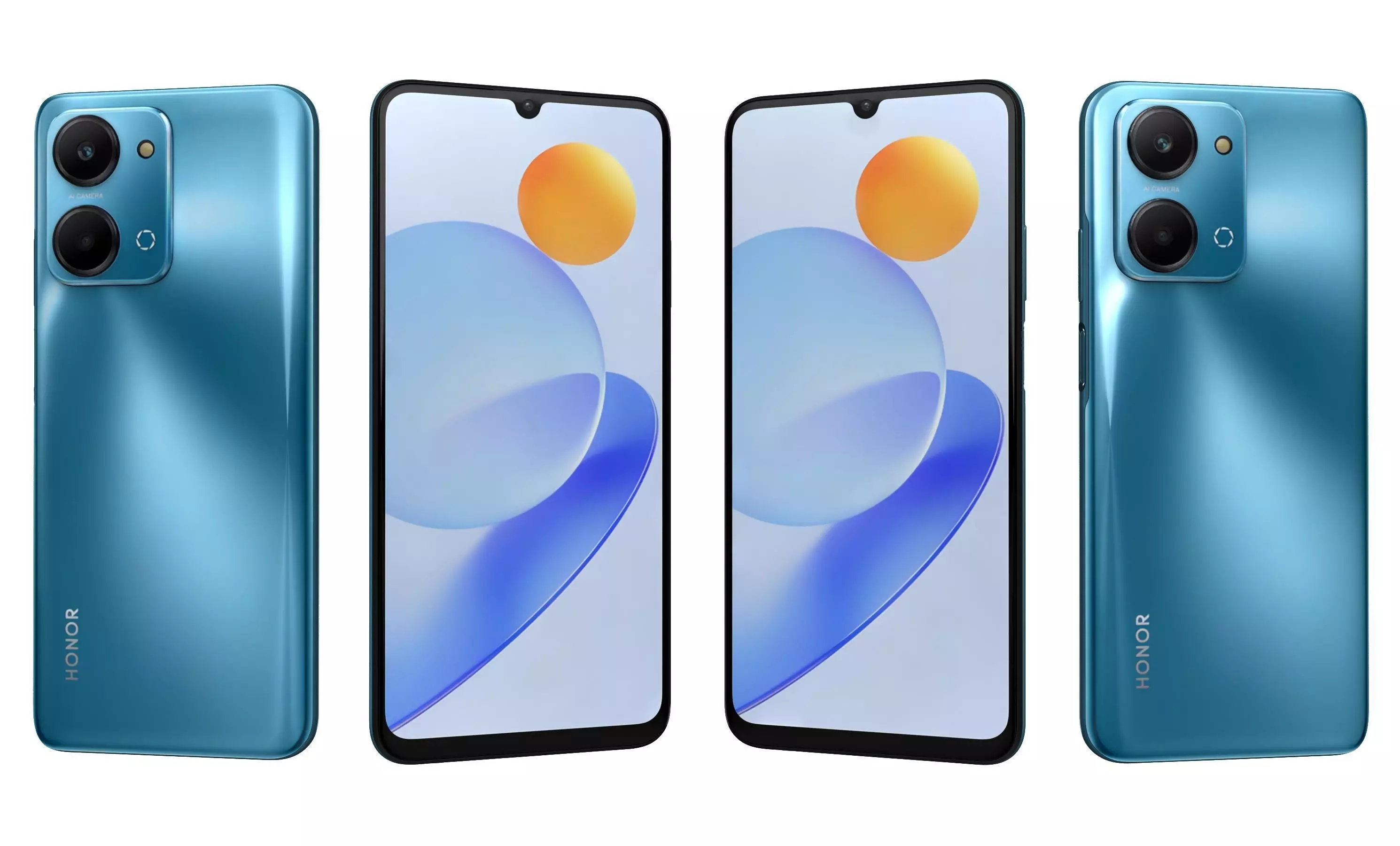 Honor Play7T All Colors High Poly 3D model_9