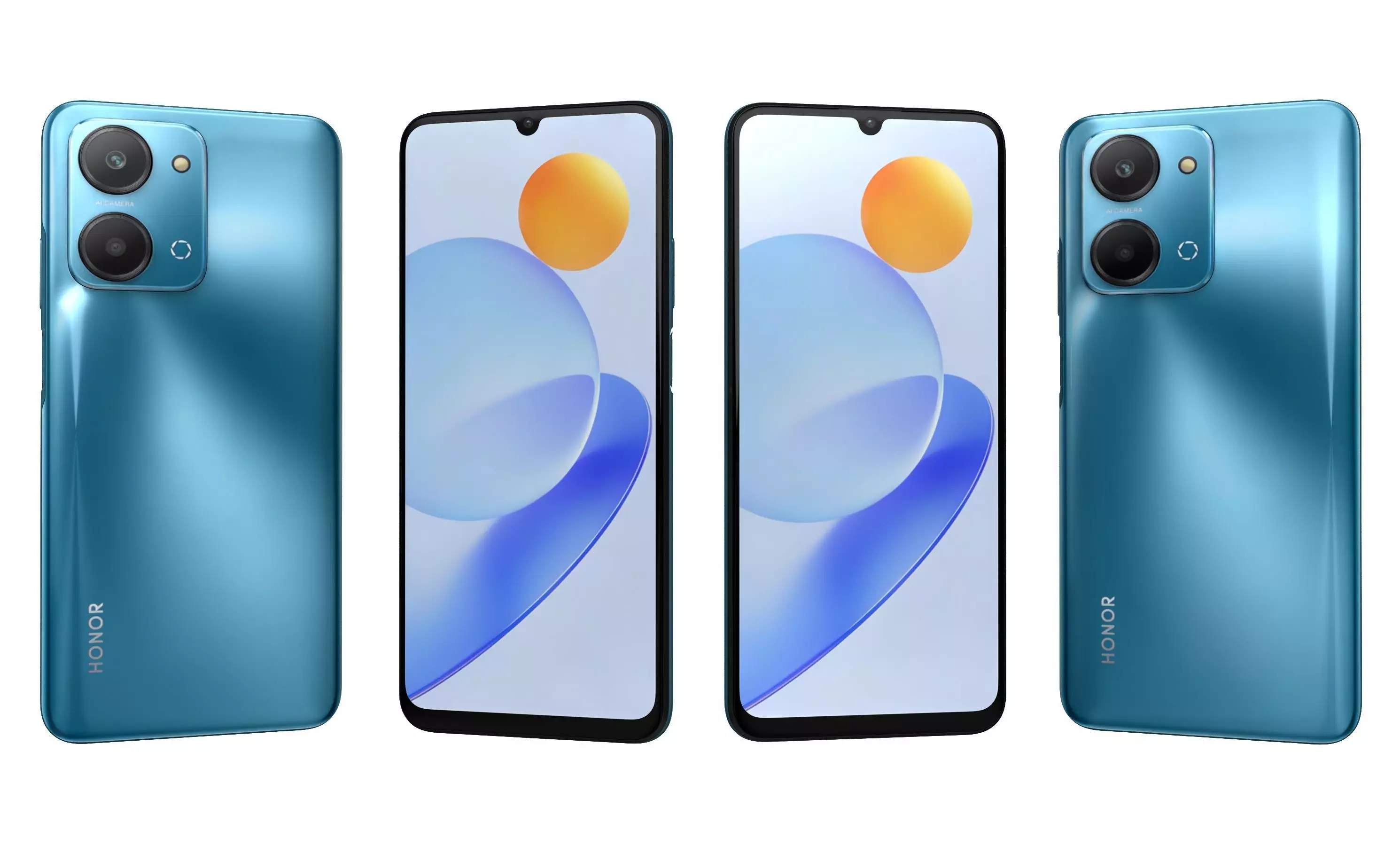 Honor Play7T All Colors High Poly 3D model_3