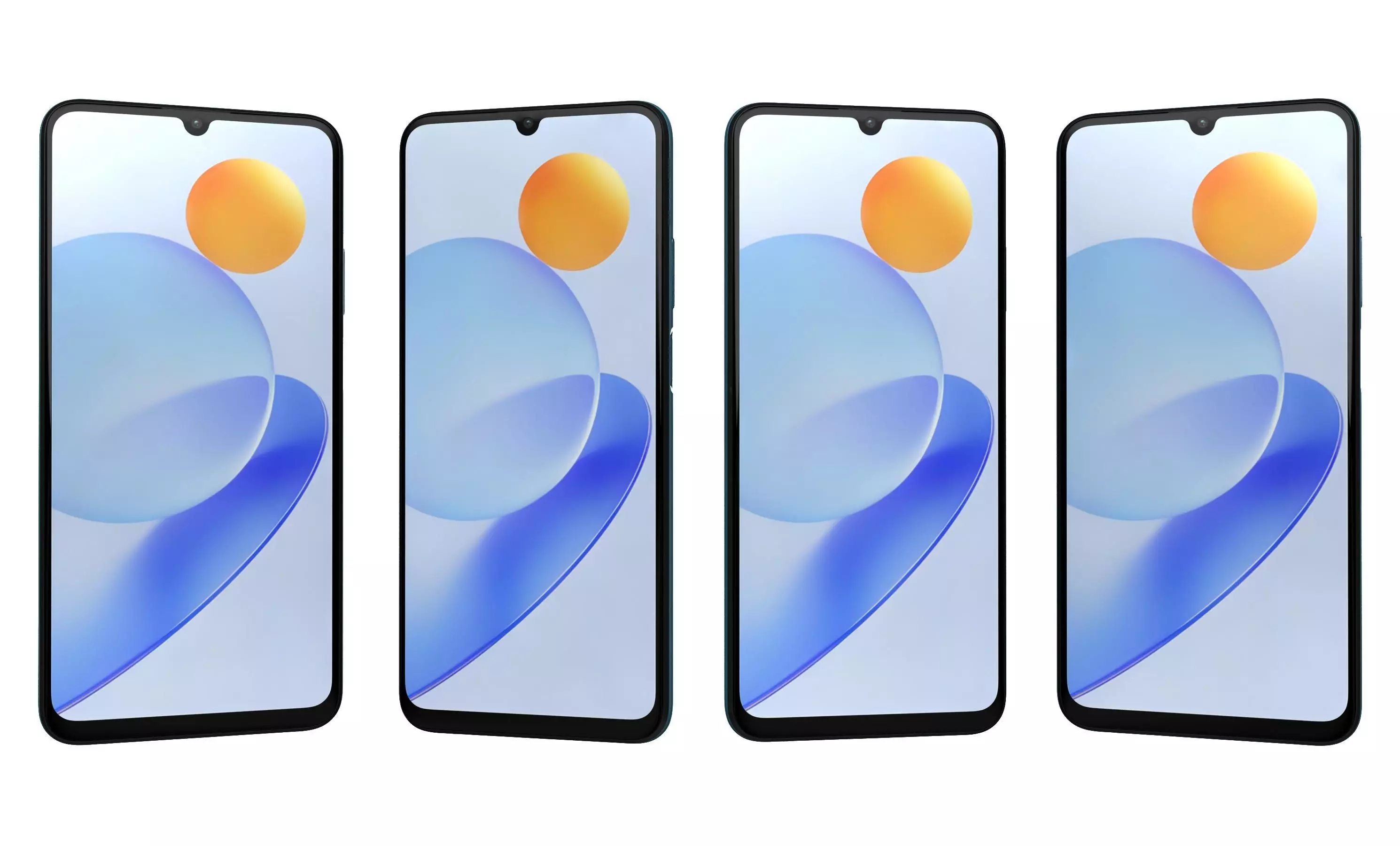 Honor Play7T All Colors High Poly 3D model_4