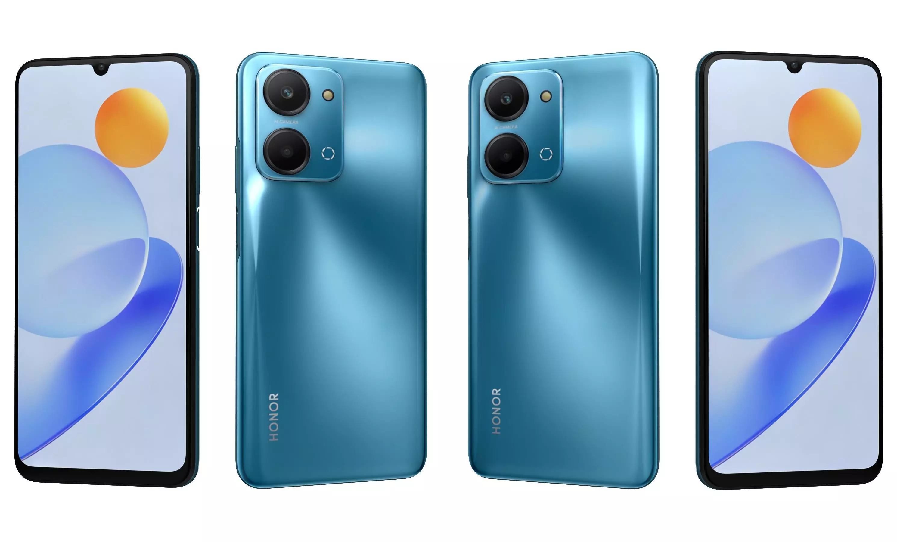 Honor Play7T All Colors High Poly 3D model_7