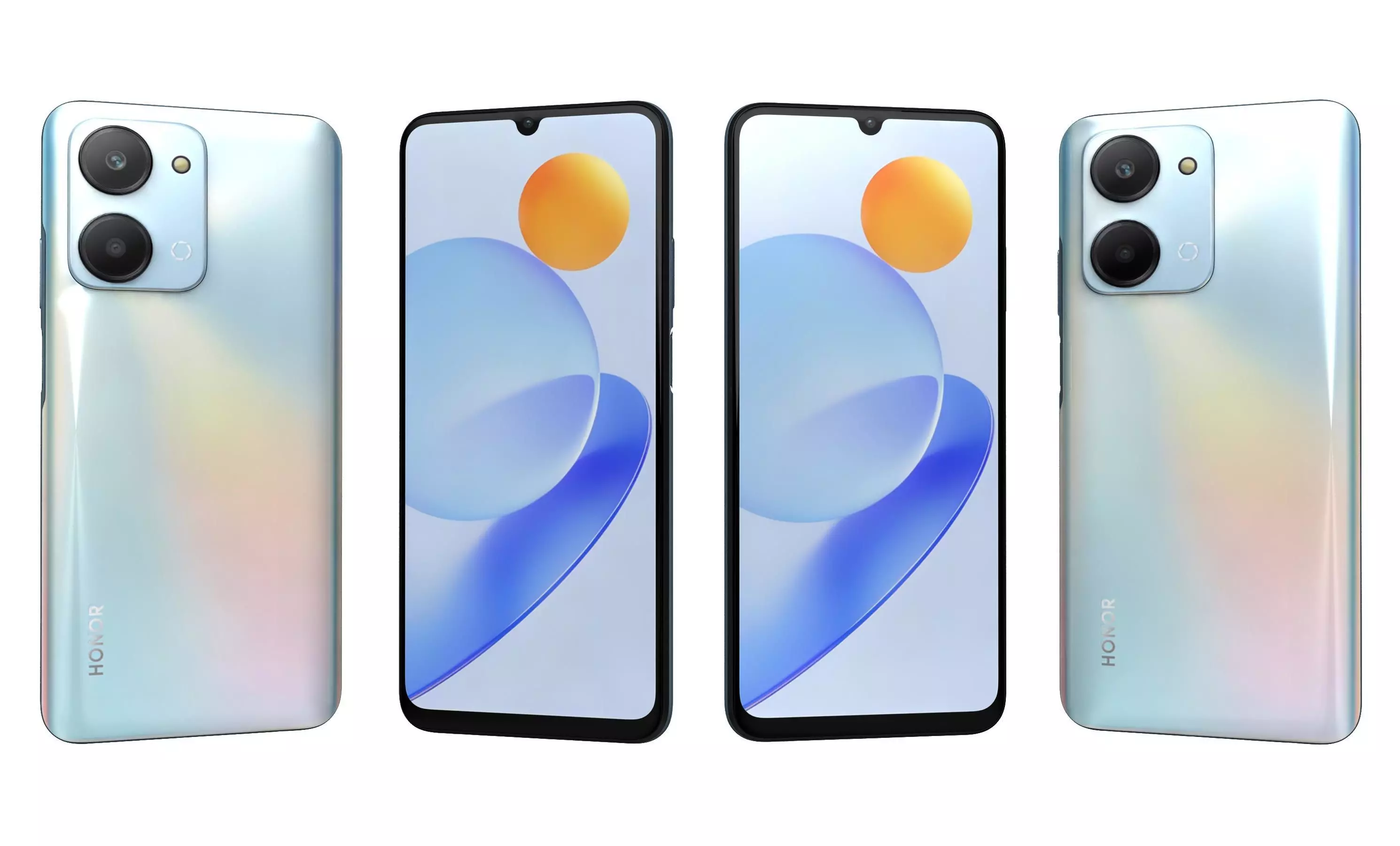 Honor Play7T All Colors High Poly 3D model_14