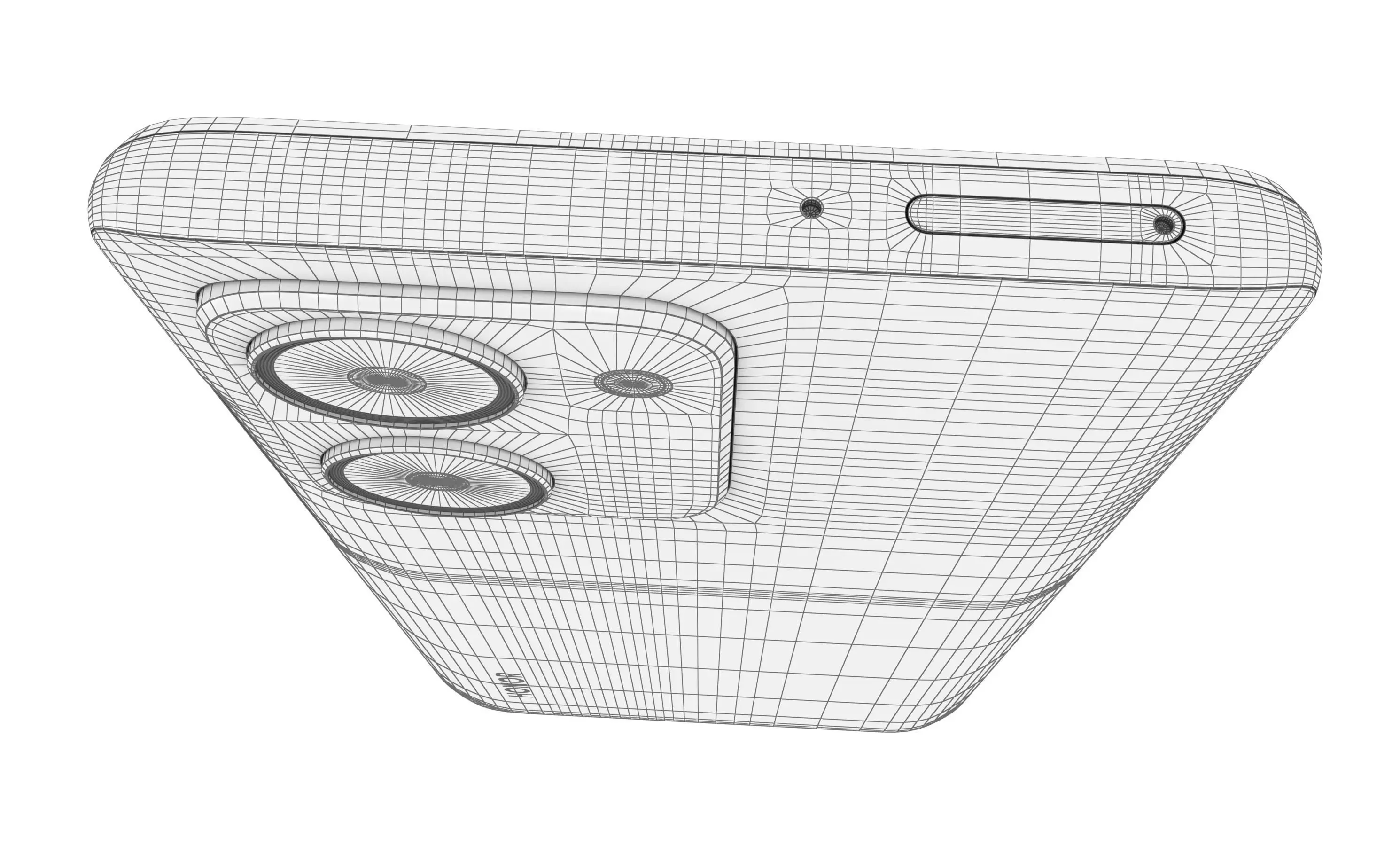 Honor Play7T Black High Poly 3D model_14