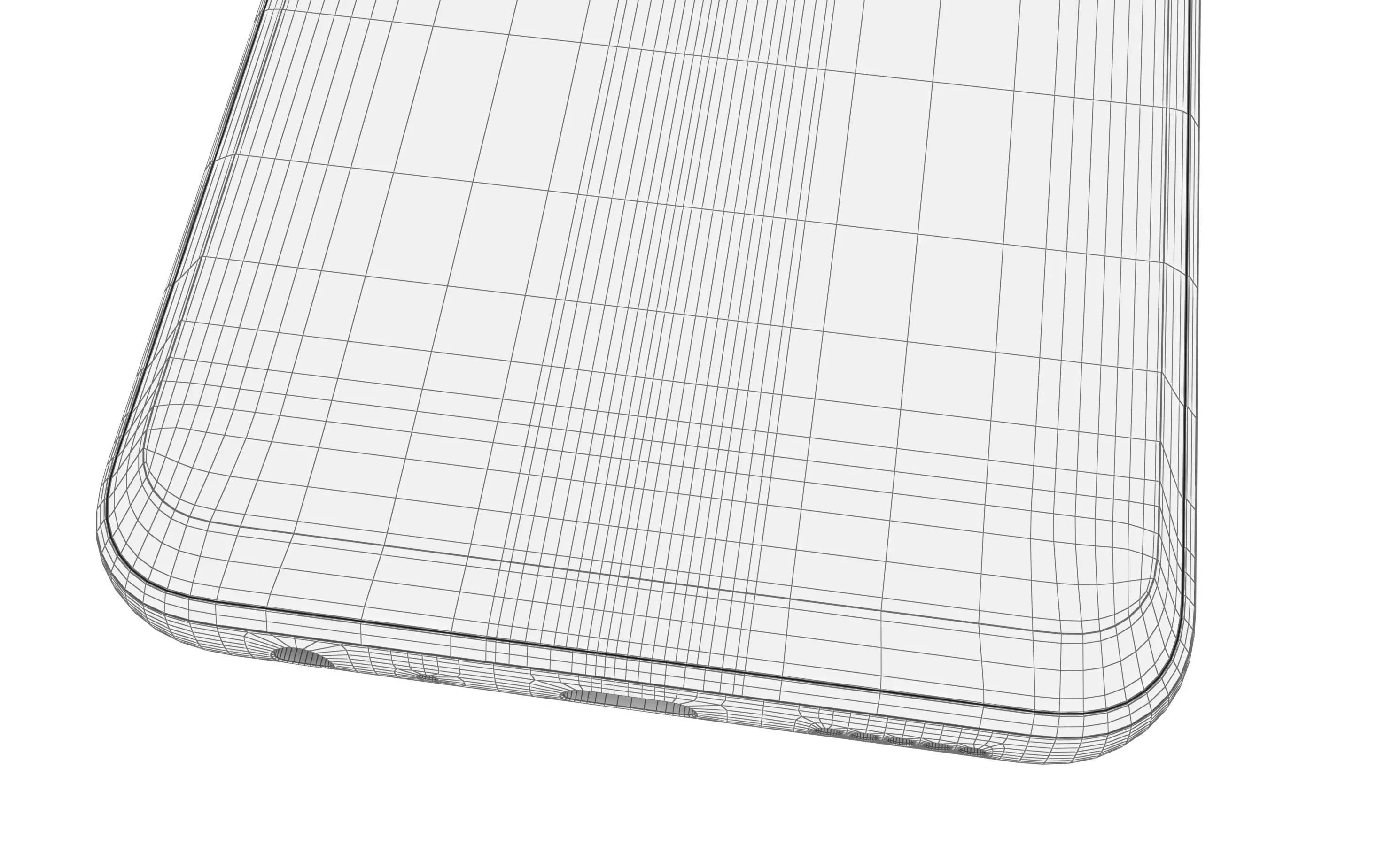 Honor Play7T Black High Poly 3D model_17