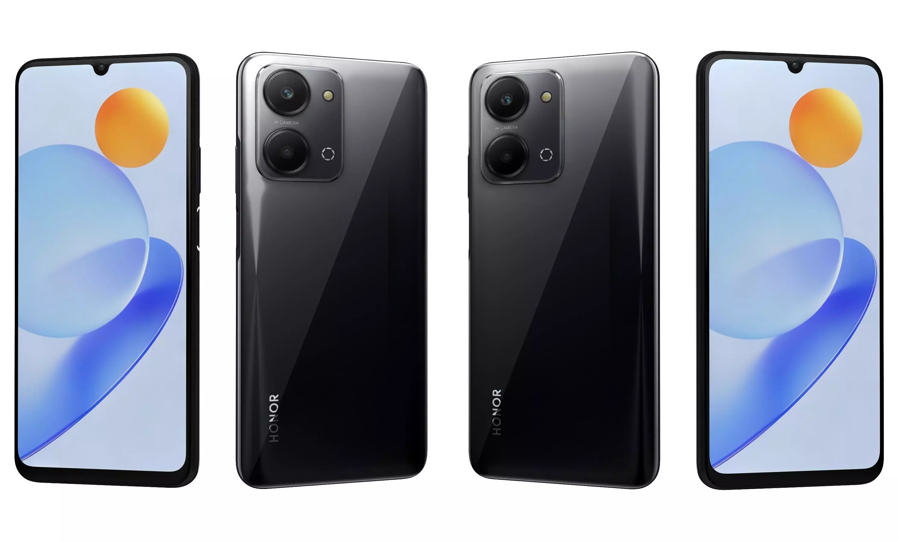 Honor Play7T Black High Poly 3D model_25