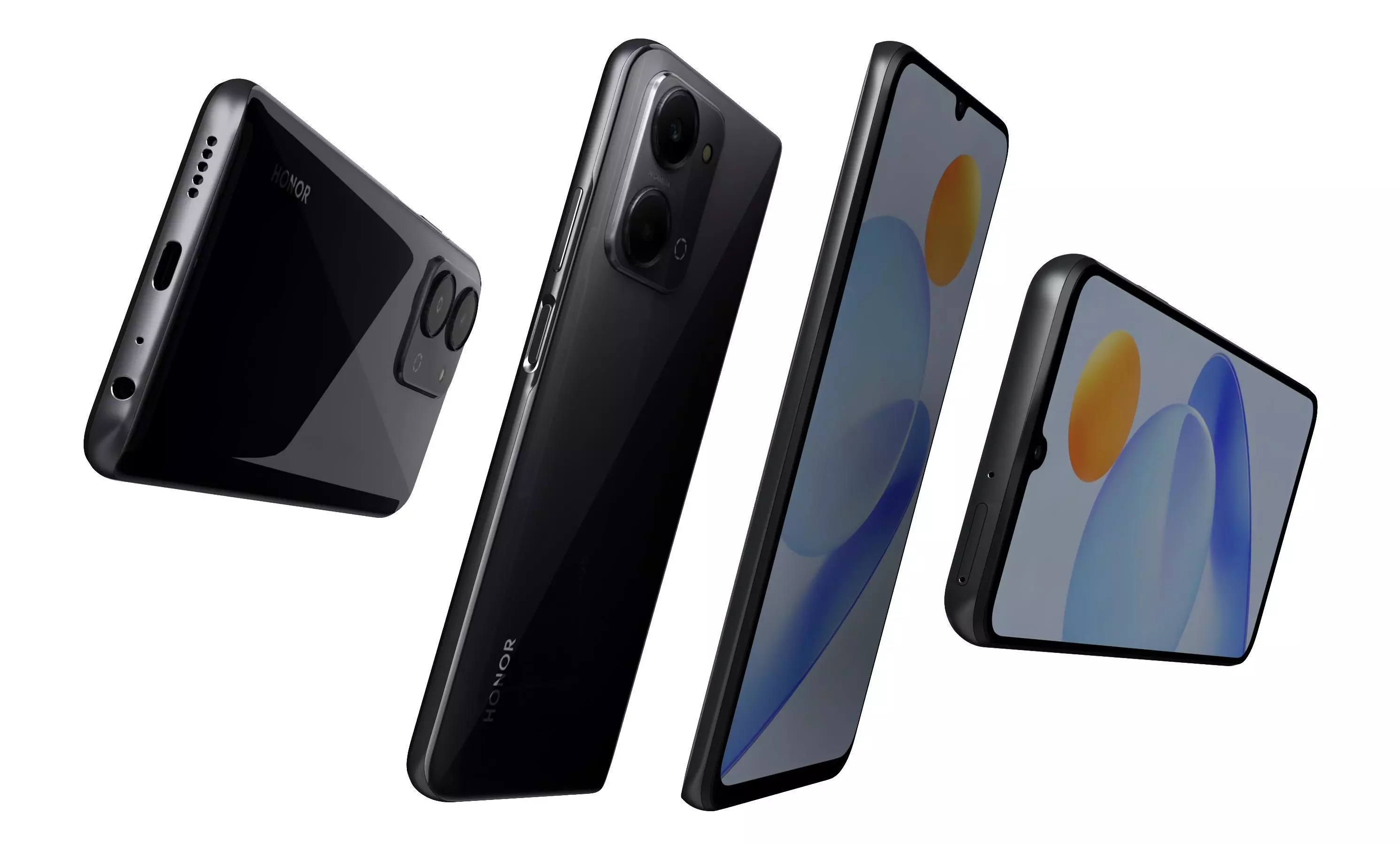 Honor Play7T Black High Poly 3D model_5